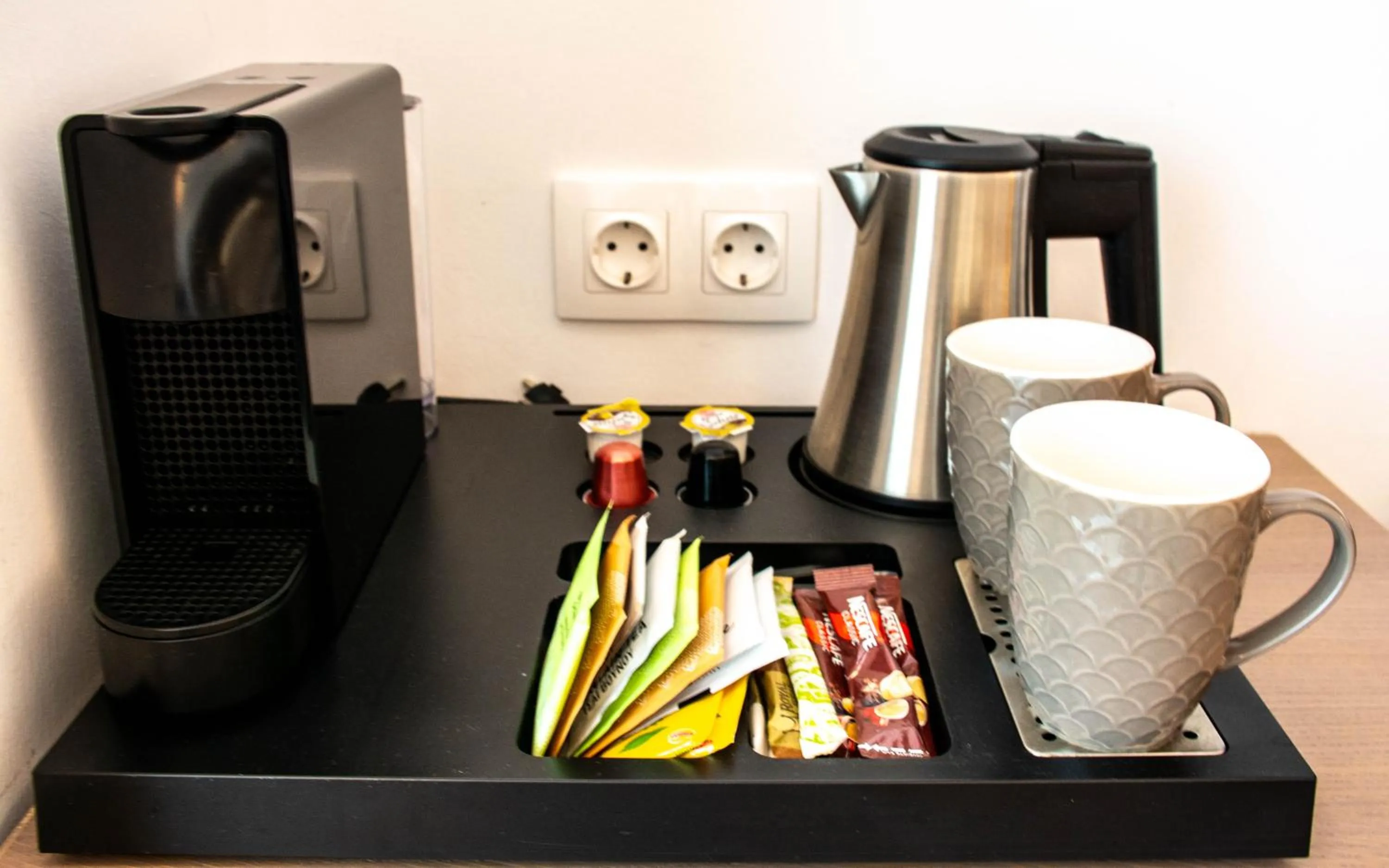 Coffee/tea facilities in Ebenus Suites "Adults Only" by Checkin