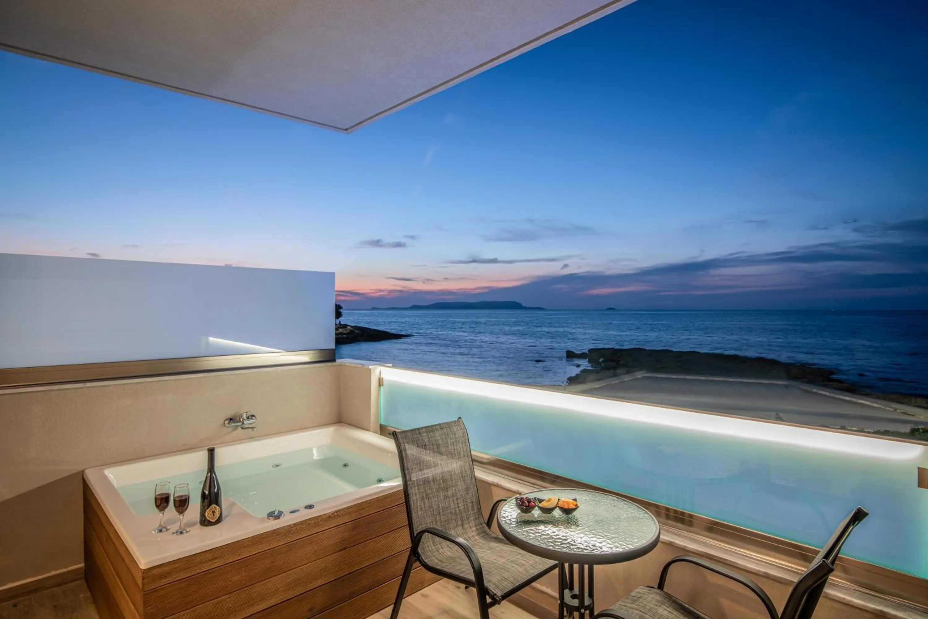 Balcony/Terrace in Ebenus Suites "Adults Only" by Checkin