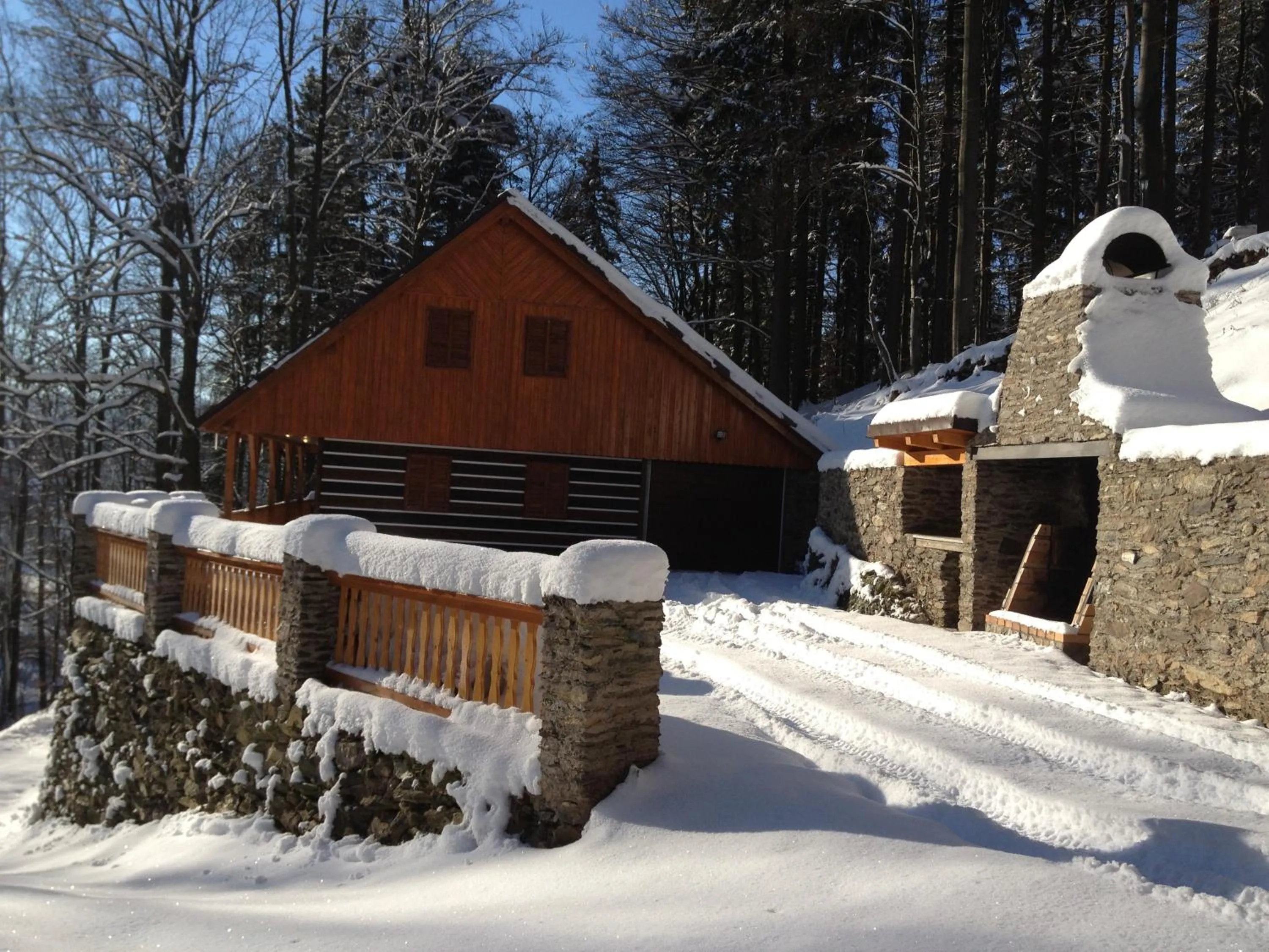 Facade/entrance in Chata Hokejka
