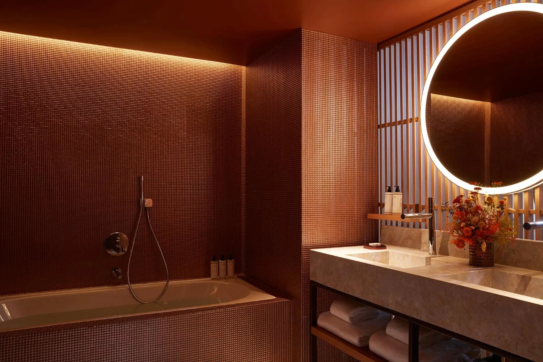 Bathroom in SO/ Paris Hotel