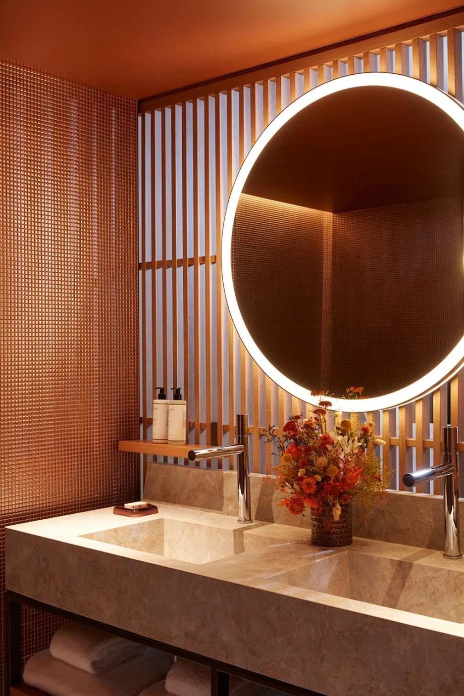 Bathroom in SO/ Paris Hotel