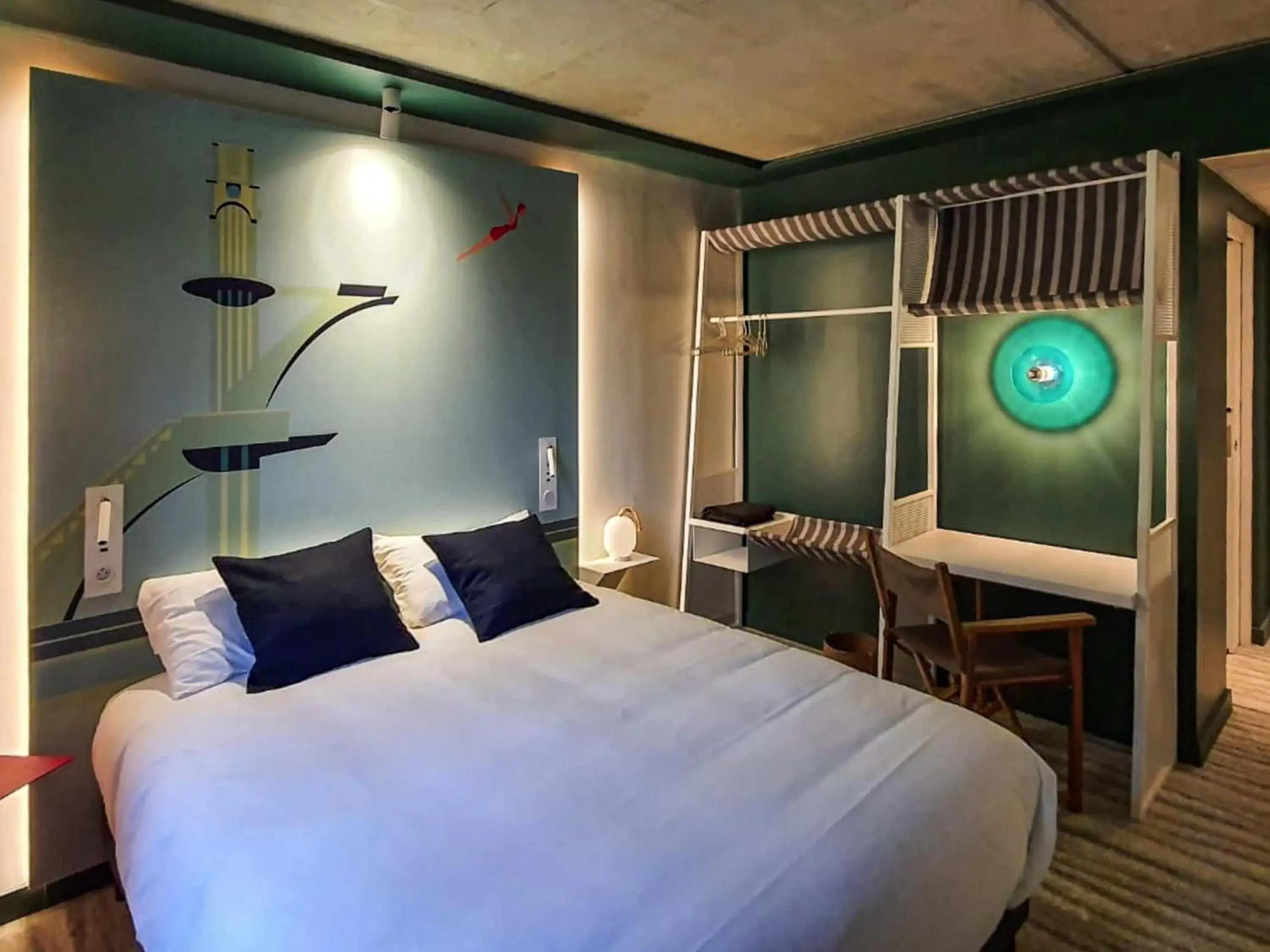 Bedroom, Bed in Ibis Styles Le Touquet Bedroom, Bed in Ibis Styles Le Touquet