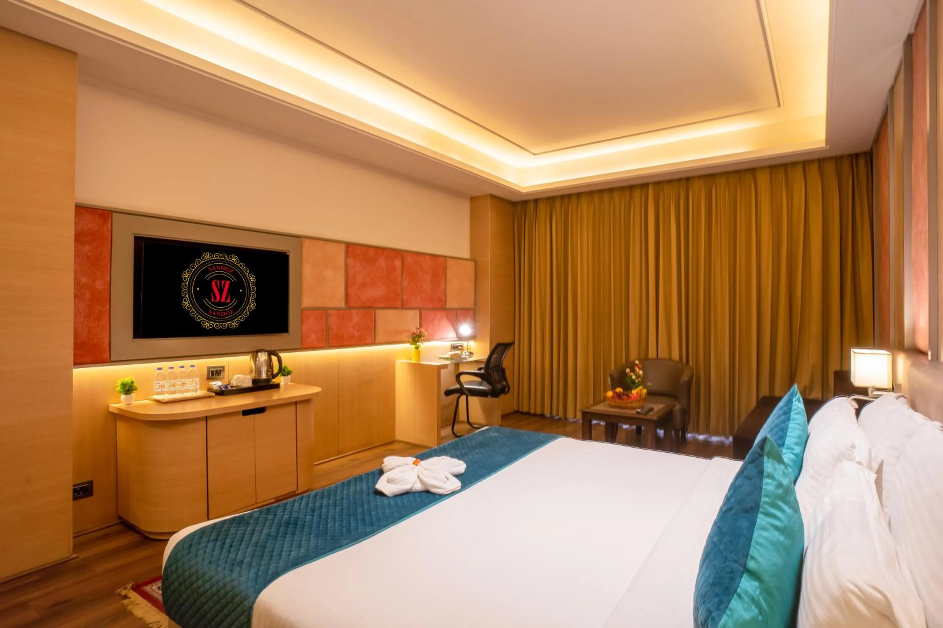 Bedroom, Bed in SANDOZ Pribson Hotel near Golden Temple