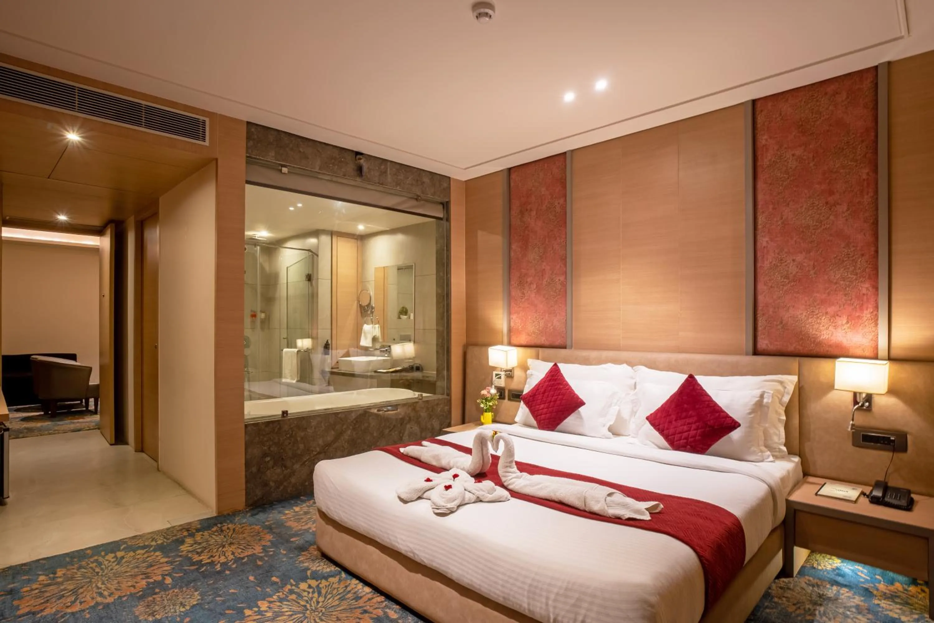 Bed in SANDOZ Pribson Hotel near Golden Temple