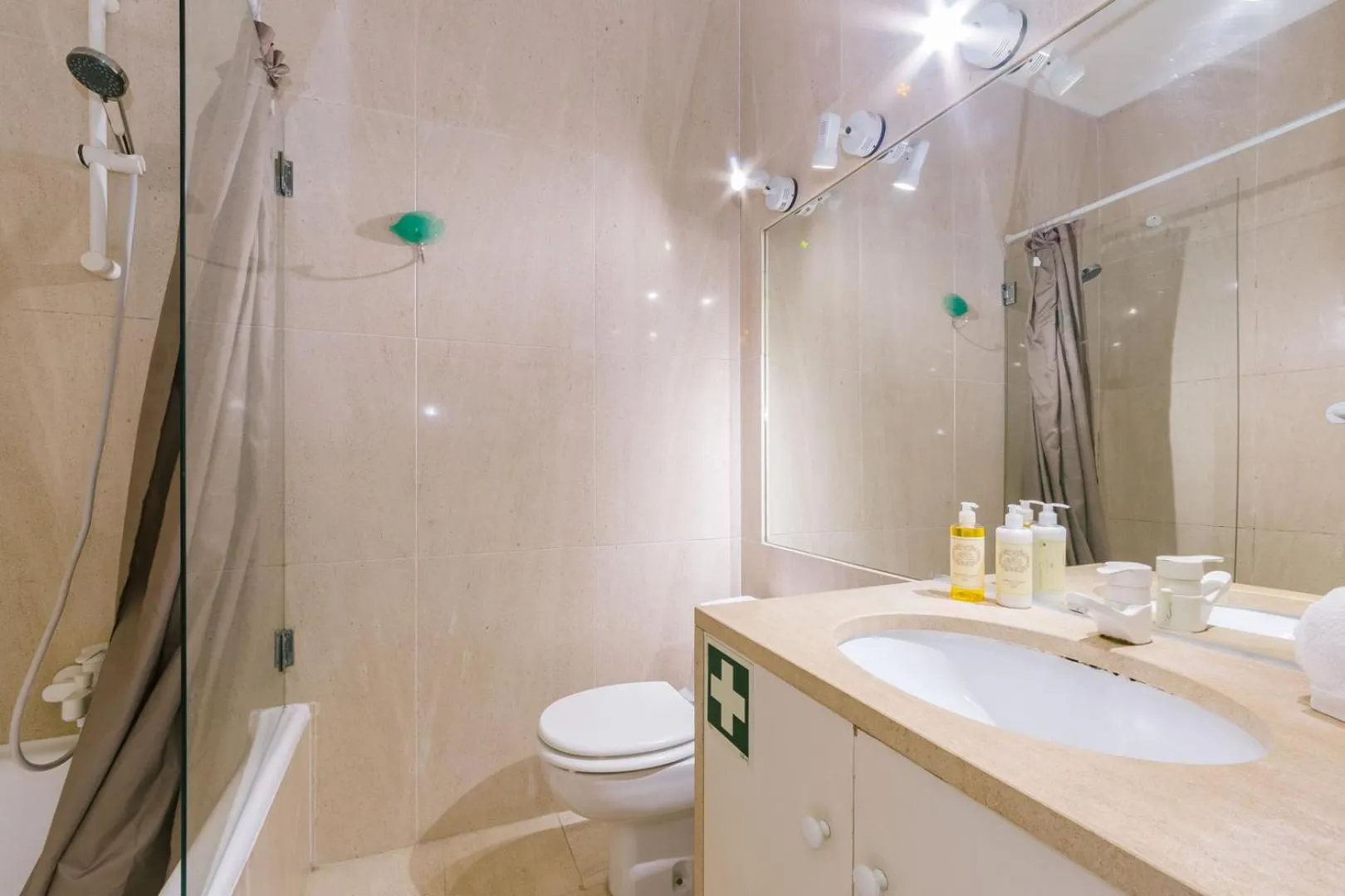 Shower in Rent4Rest Estoril Beachfront Apartments