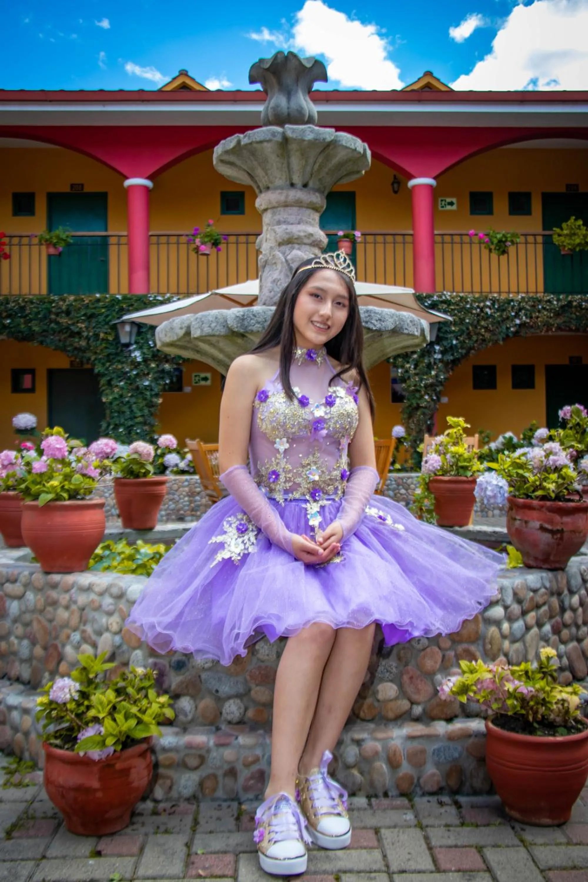 Patio in Hotel Tartar