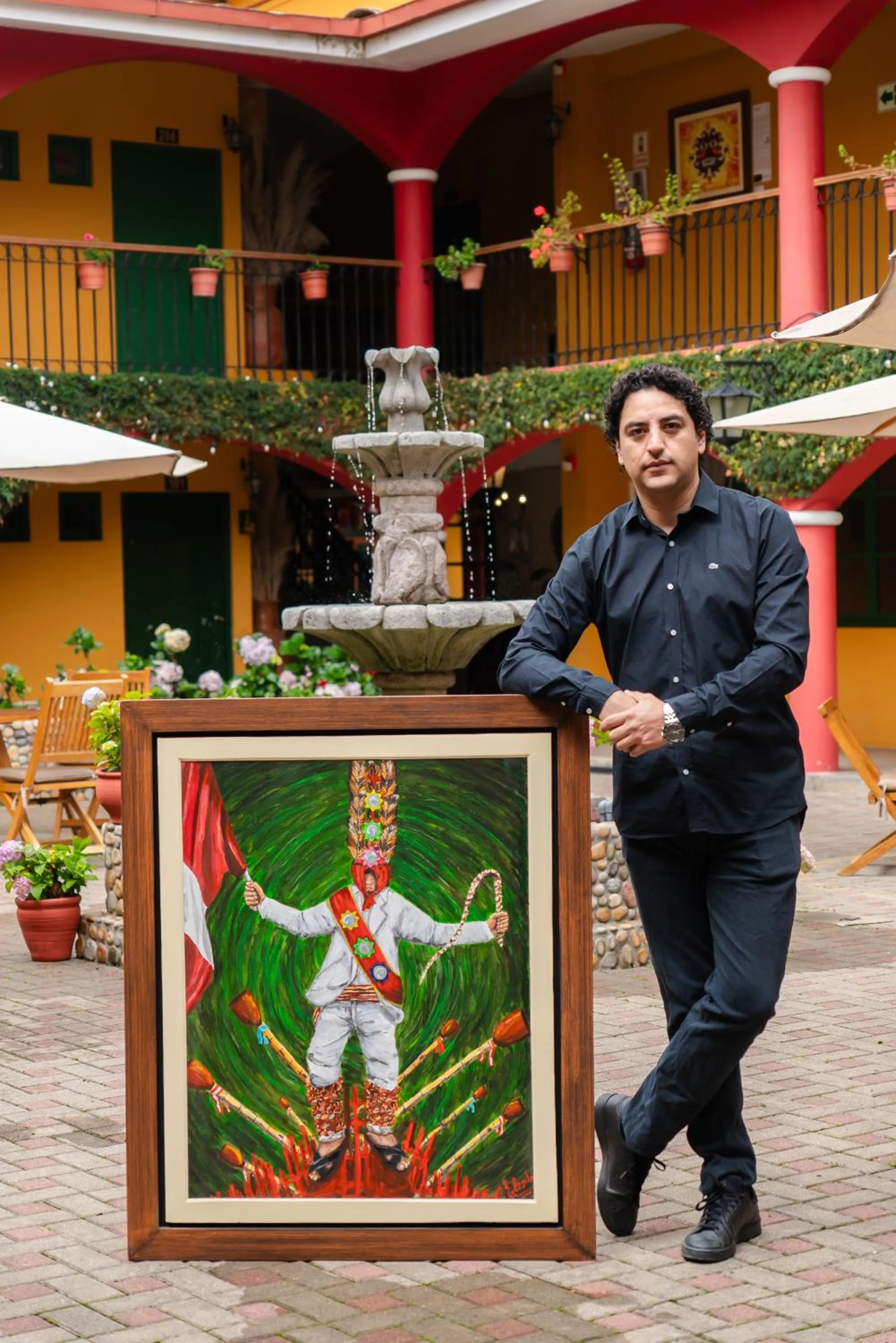 Patio in Hotel Tartar