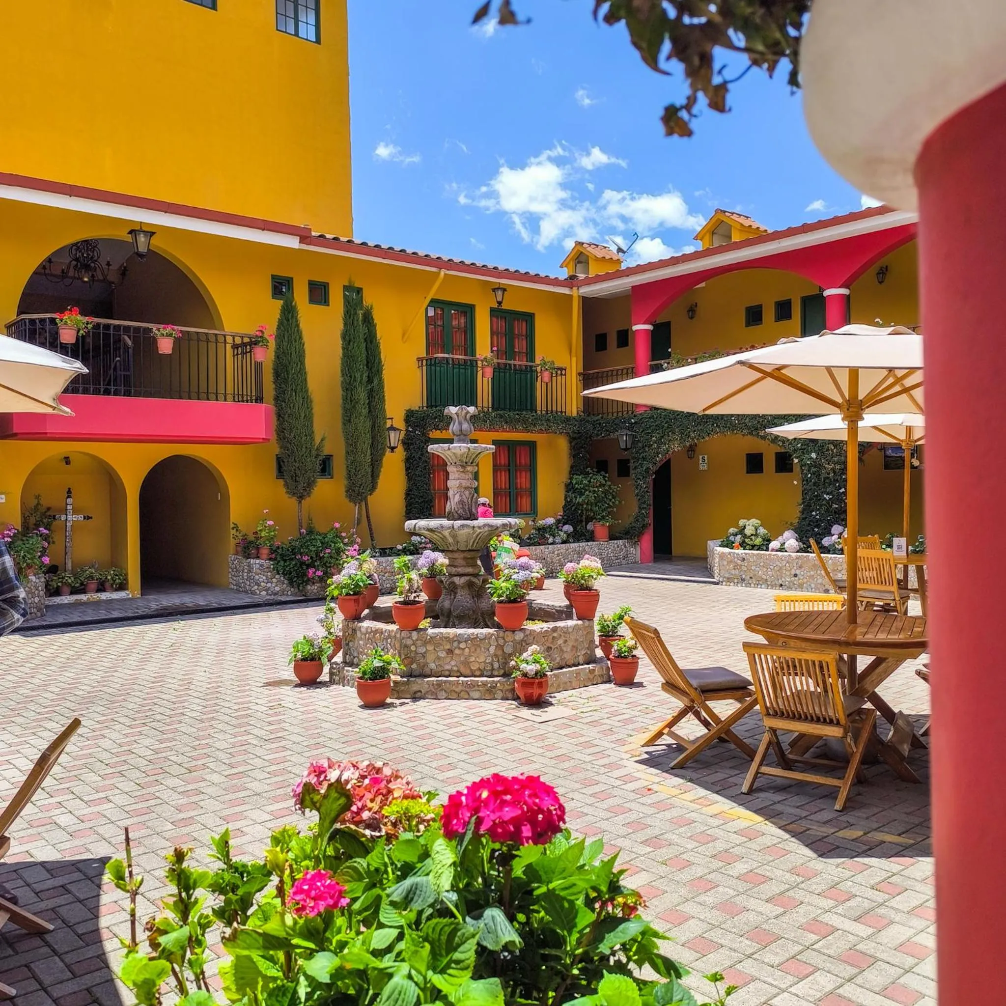 Patio in Hotel Tartar