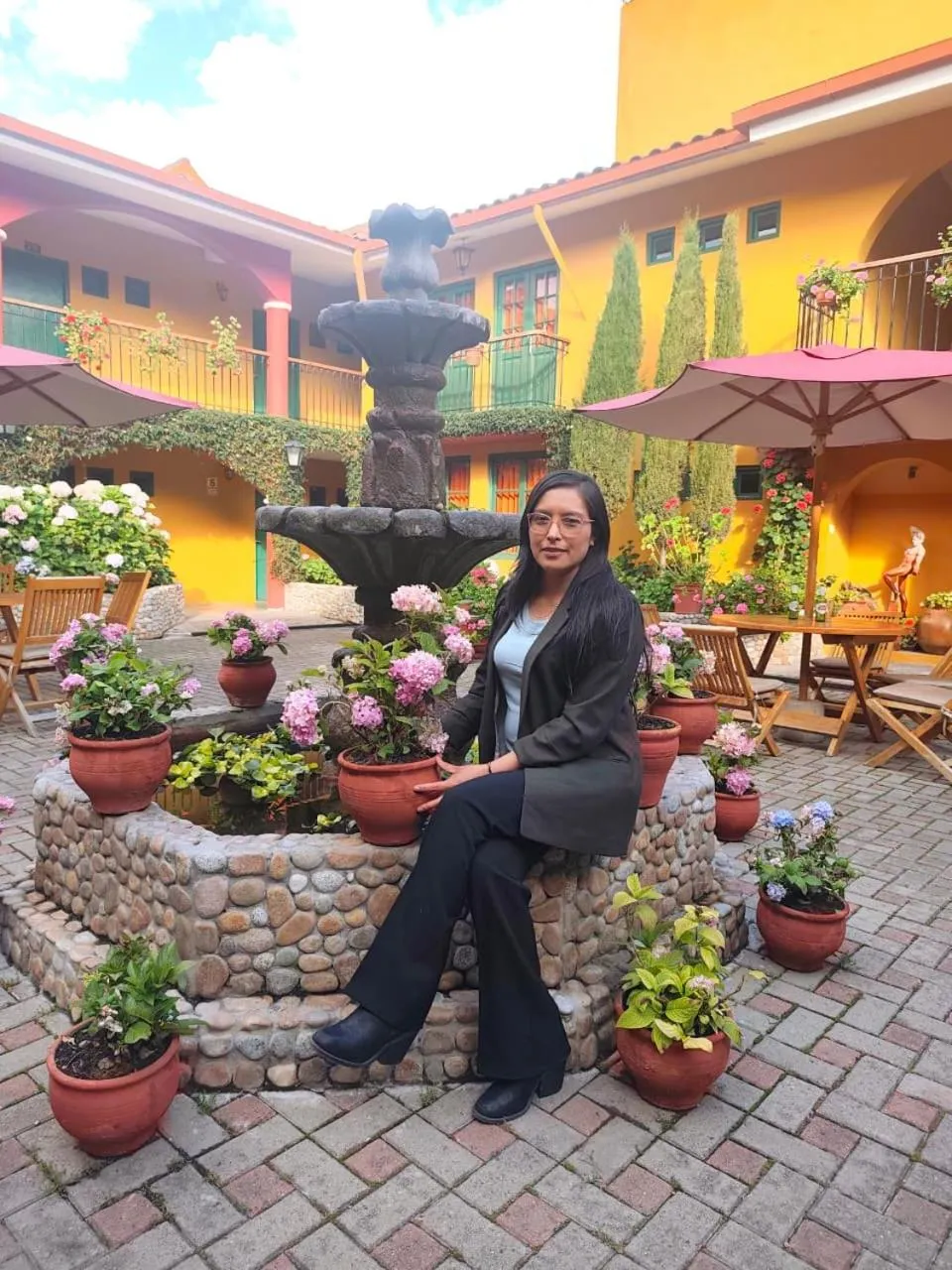 Patio in Hotel Tartar