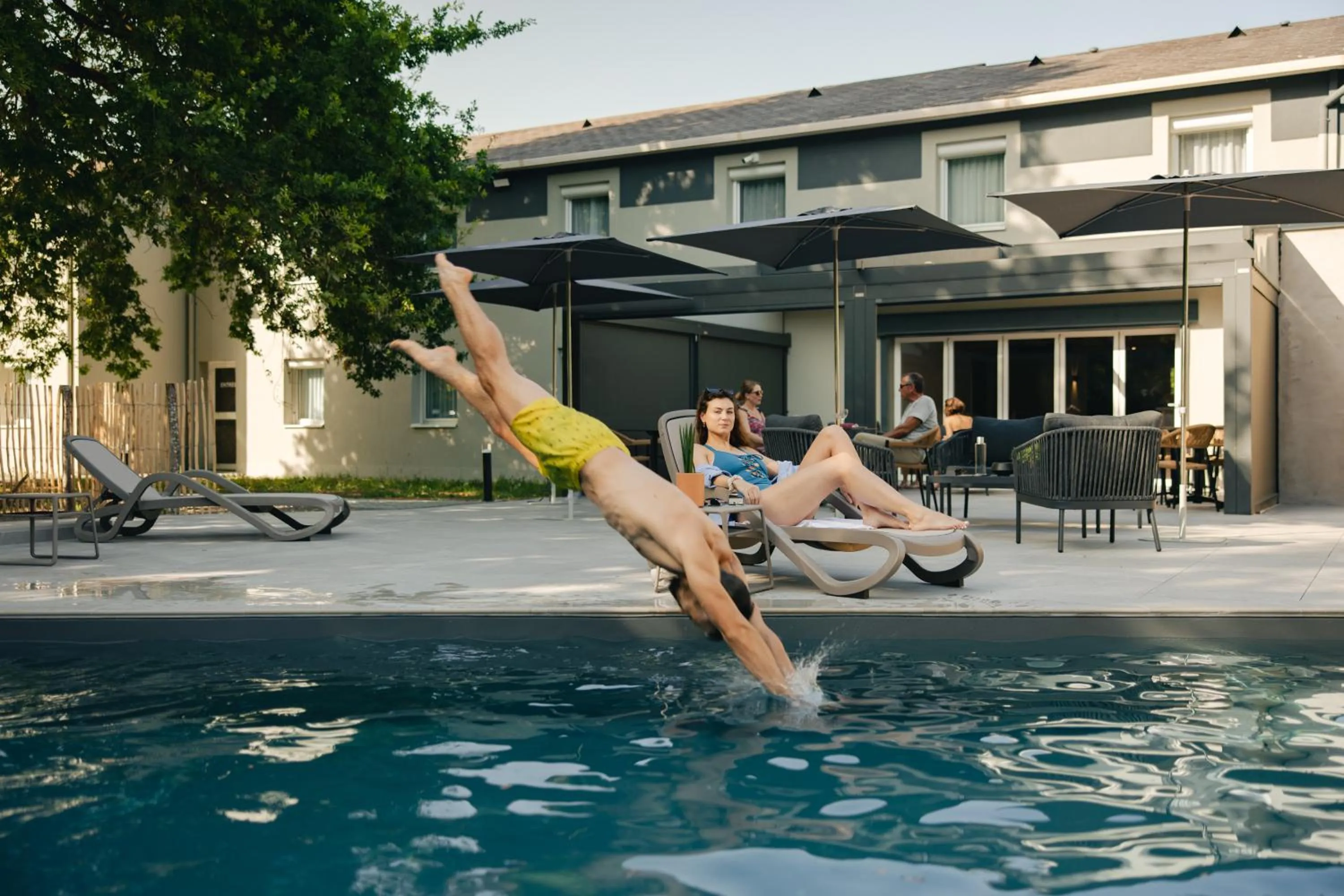 Swimming pool in Sure Hotel by Best Western Tours Sud