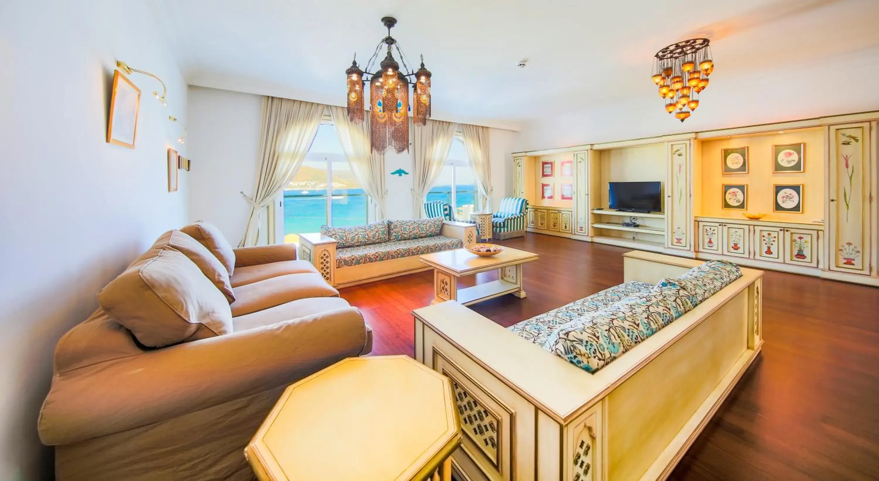 Living room in Salmakis Resort & Spa Living room in Salmakis Resort & Spa