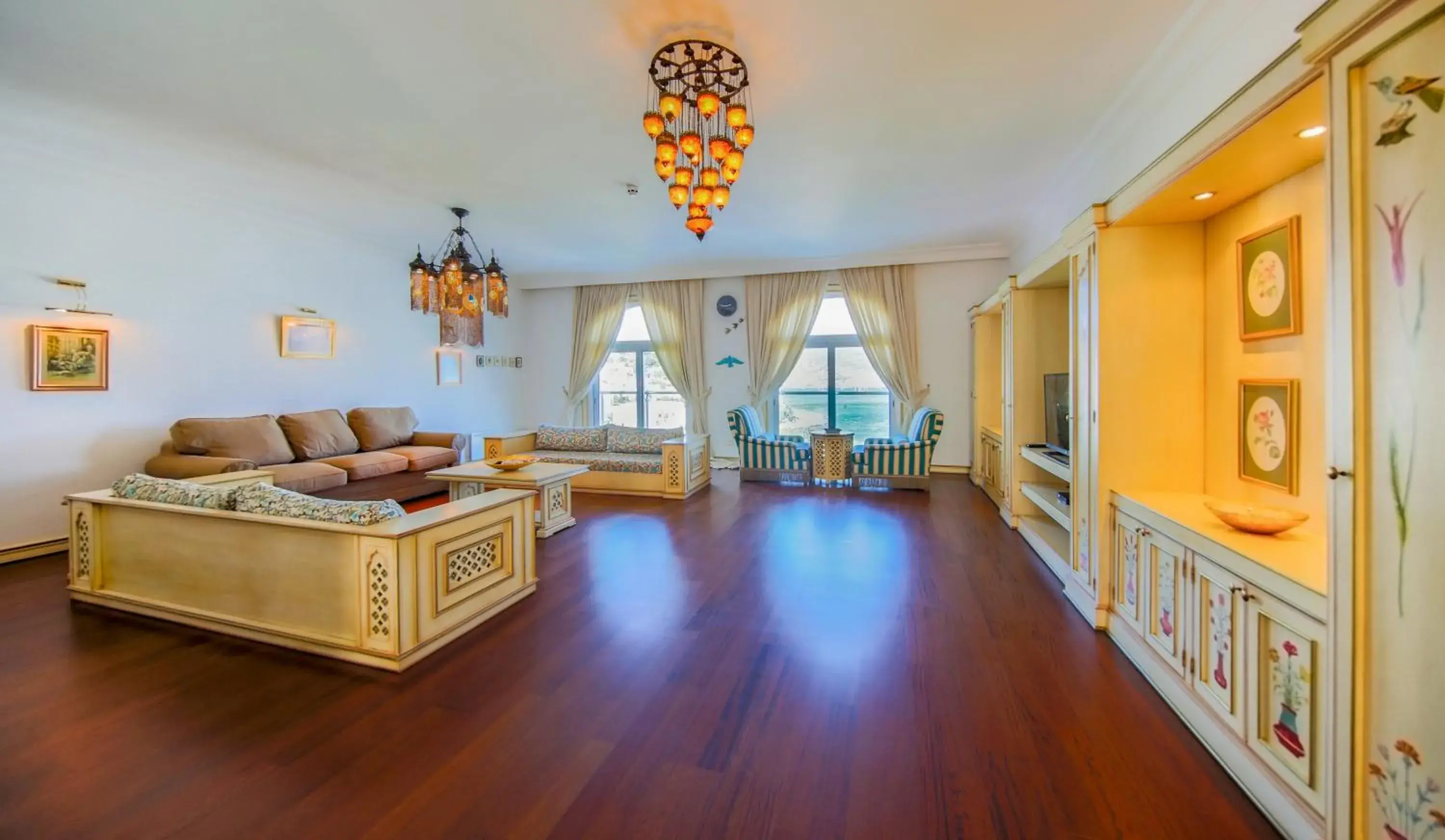 Living room in Salmakis Resort & Spa Living room in Salmakis Resort & Spa