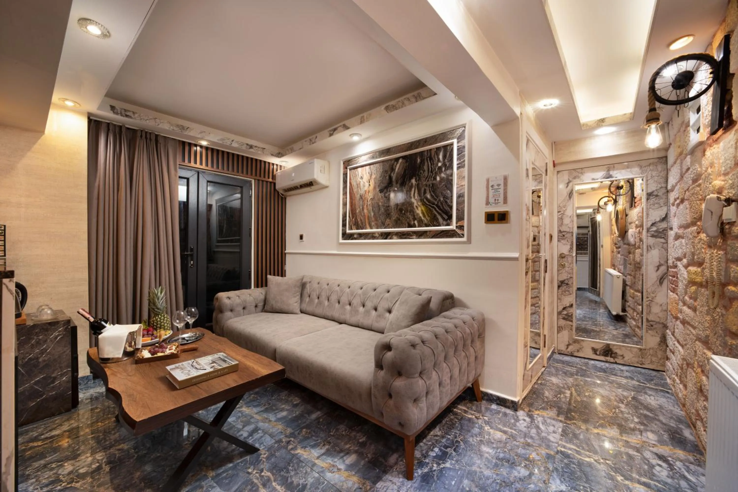 Seating area in REN PLUS SUITES