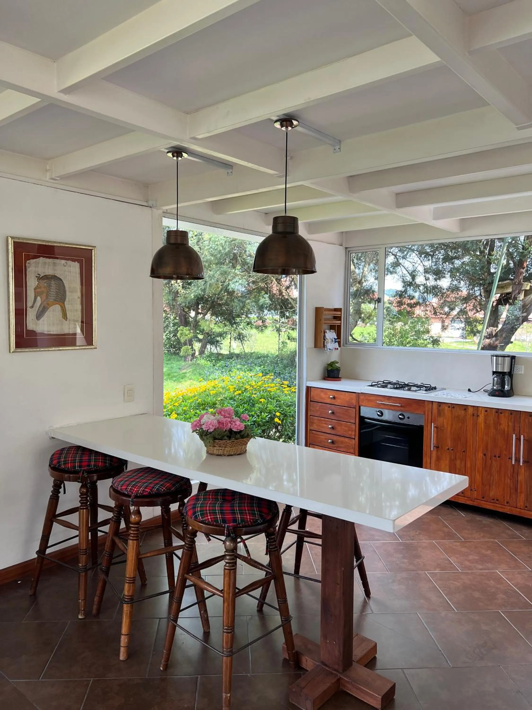Kitchen or kitchenette in Chalet Andino Sesquile