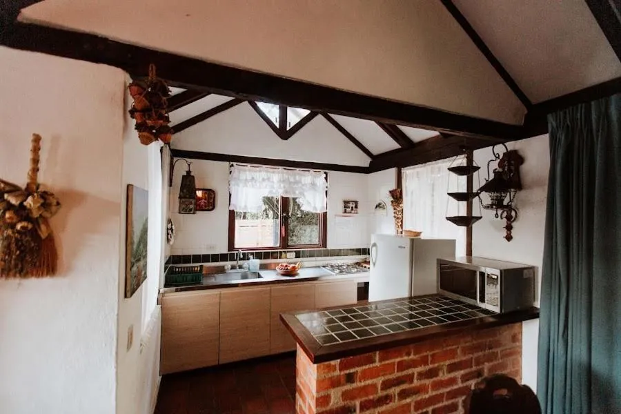Kitchen or kitchenette in Chalet Andino Sesquile
