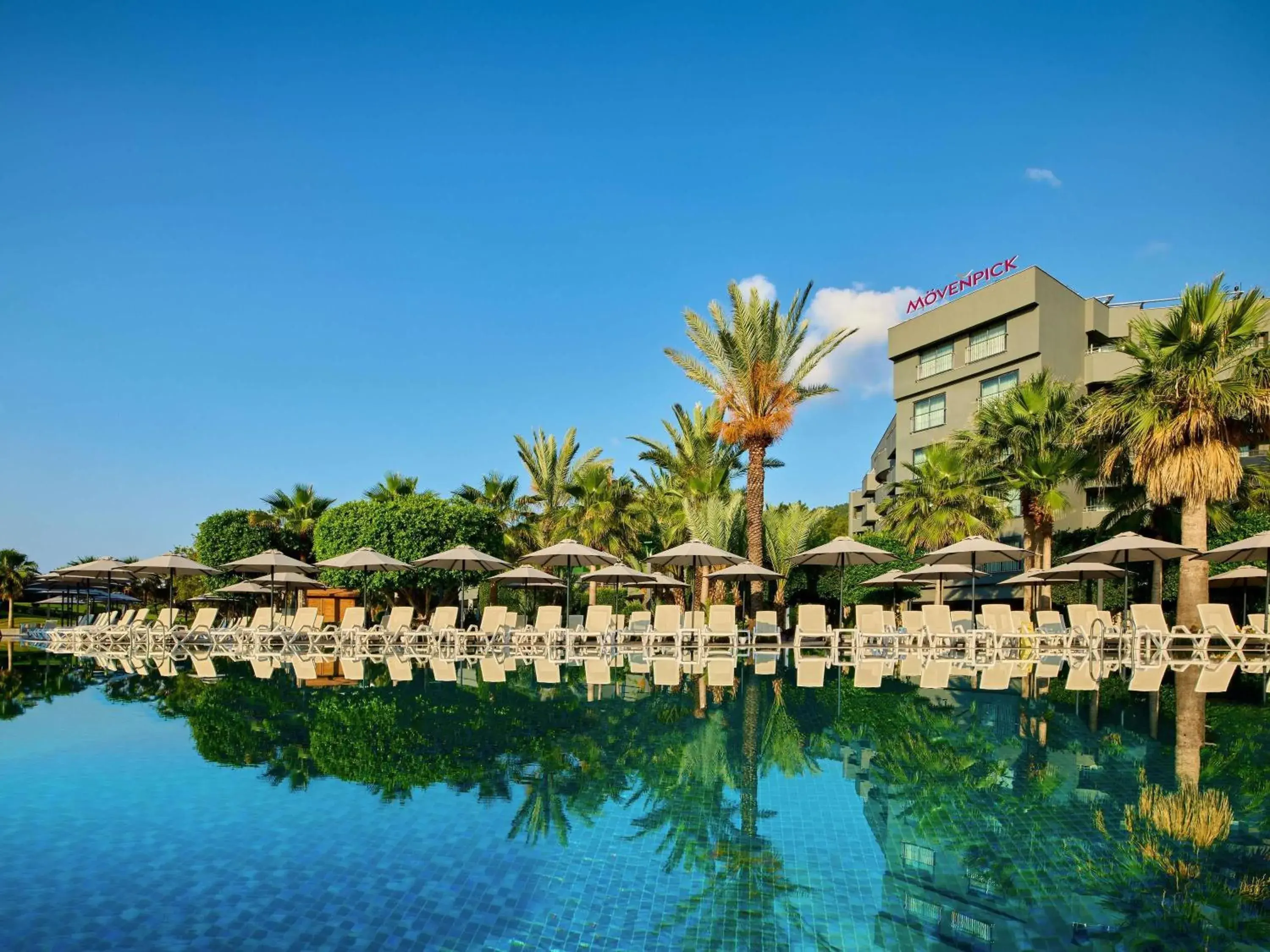 Pool view in Mövenpick Resort Antalya Tekirova - Ultra All Inclusive Pool view in Mövenpick Resort Antalya Tekirova - Ultra All Inclusive