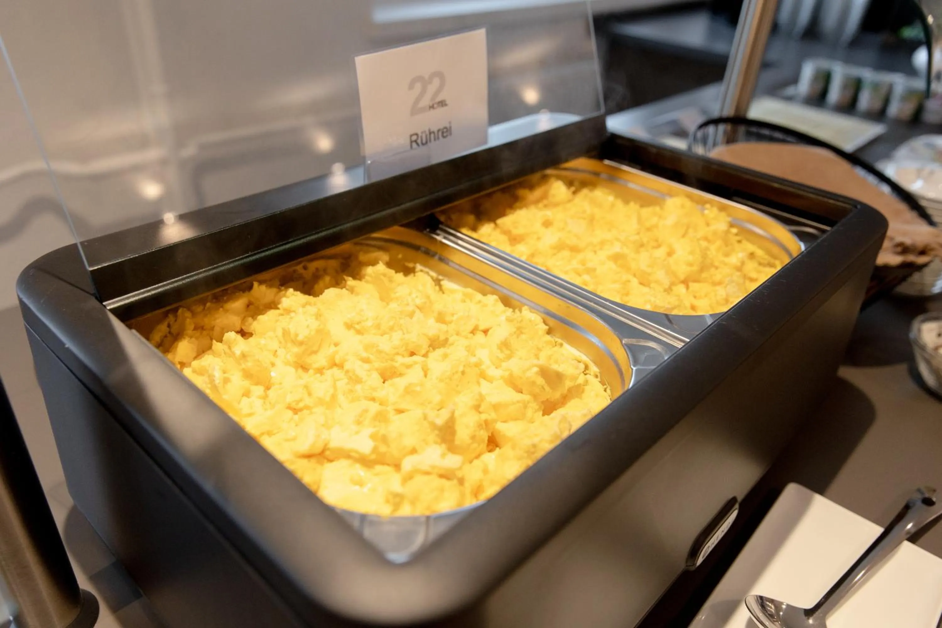 Buffet breakfast in Hotel 22