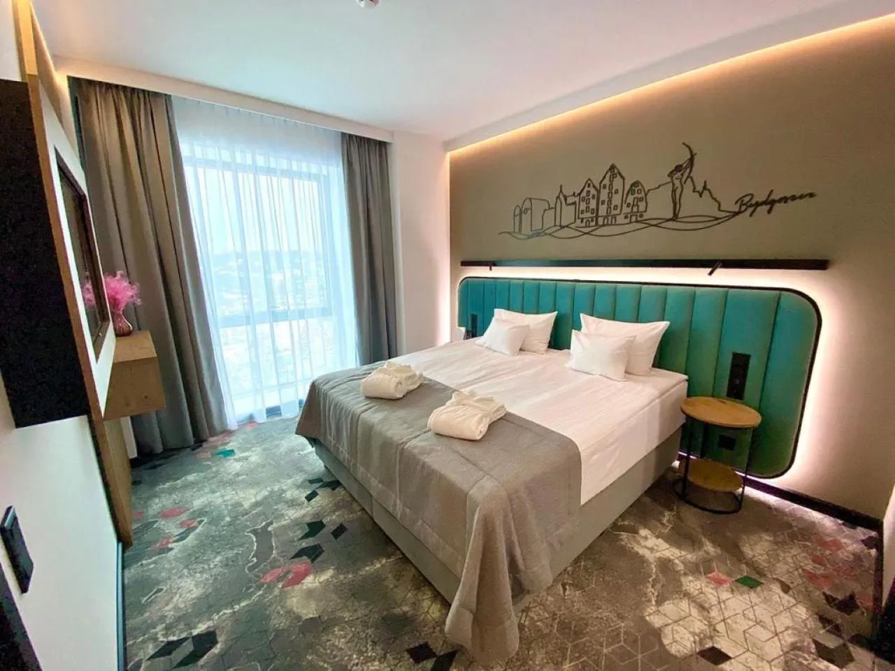 Bedroom, Bed in Focus Hotel Premium Bydgoszcz