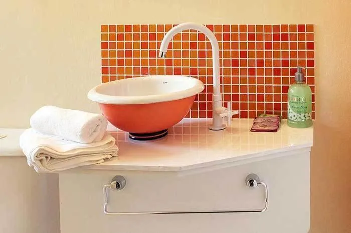 Bathroom in Pousada Porto Paraiso, o seu Paraíso Escondido no Guarujá