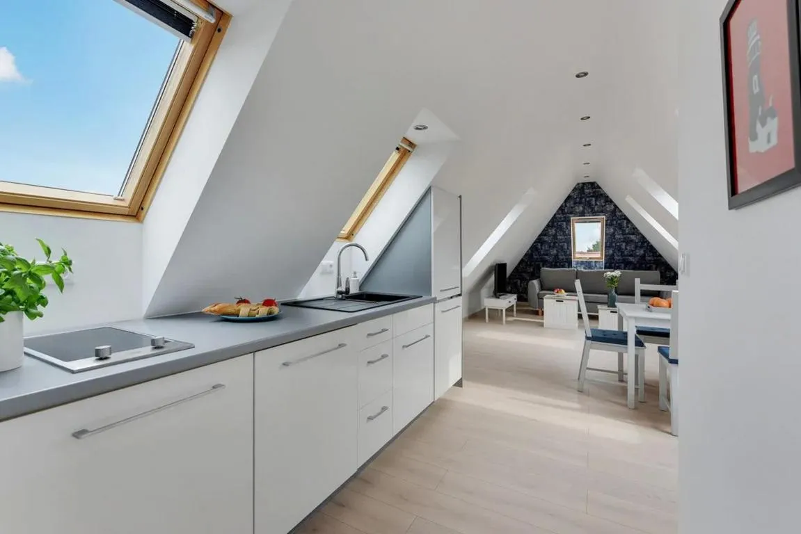 Kitchen or kitchenette in Comfort Apartments Sopot