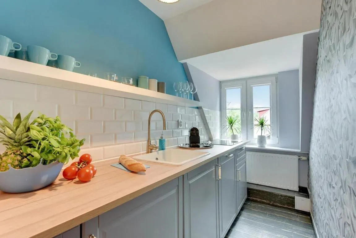 Kitchen or kitchenette in Comfort Apartments Sopot