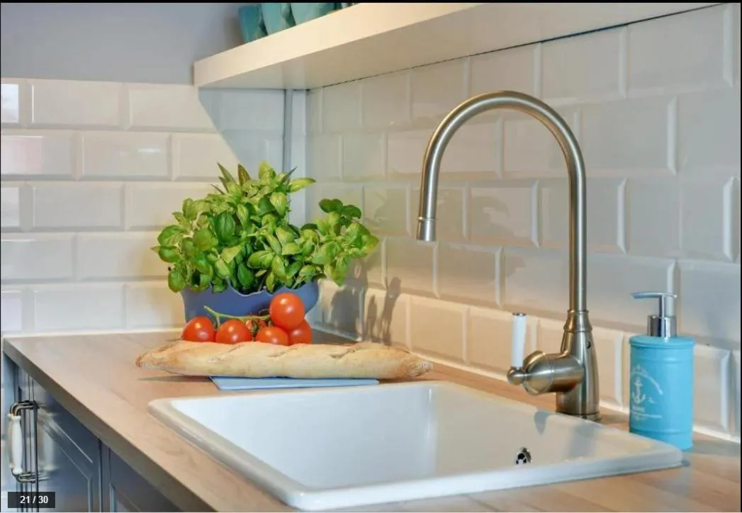 Kitchen or kitchenette in Comfort Apartments Sopot