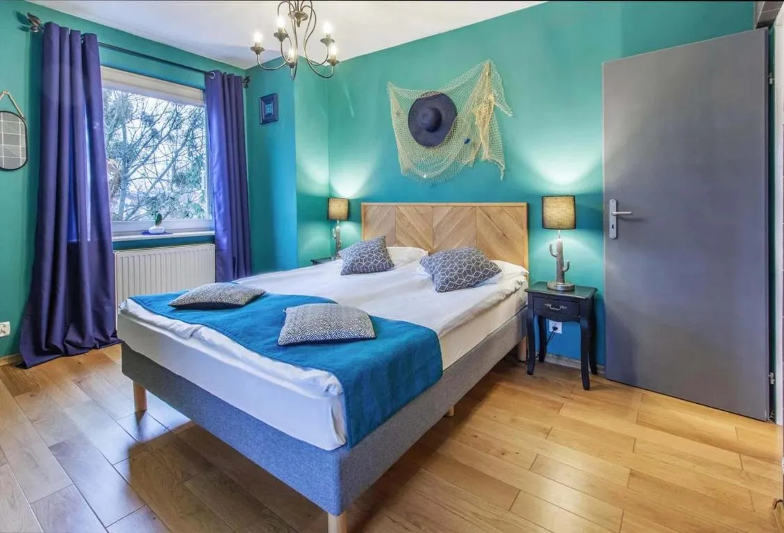 Bedroom, Bed in Comfort Apartments Sopot