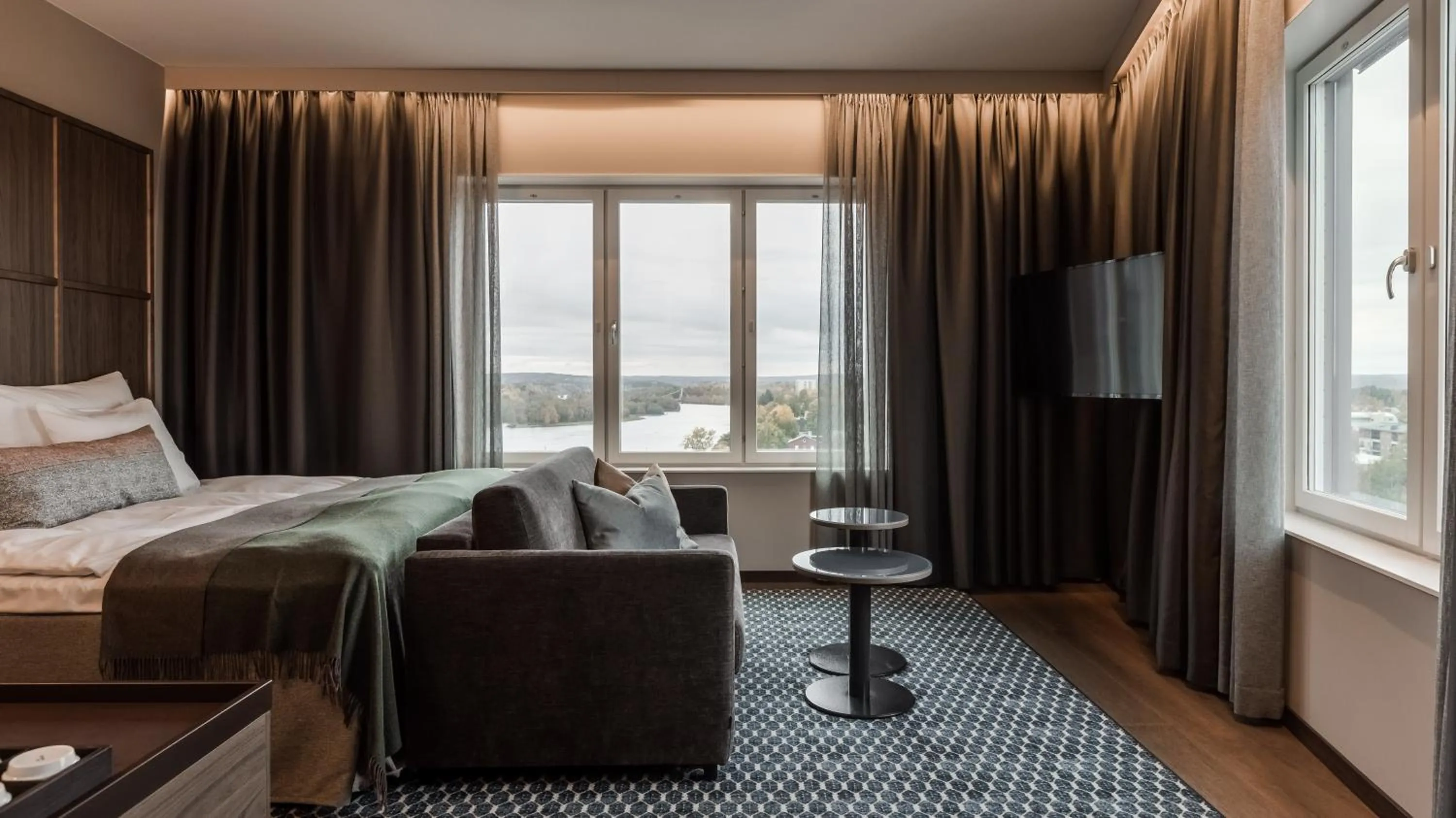 Bed in Clarion Hotel Umeå