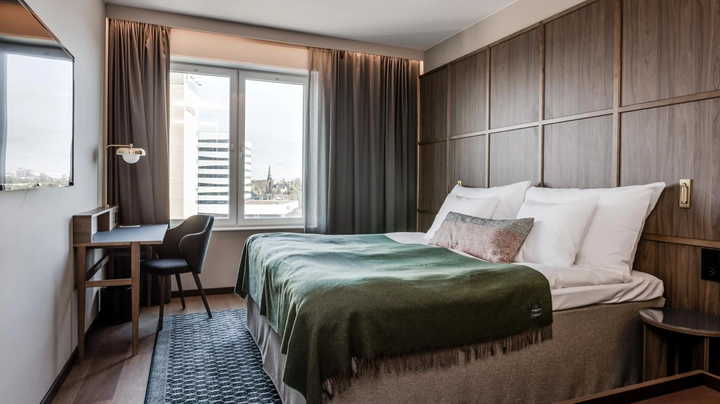 Bed in Clarion Hotel Umeå