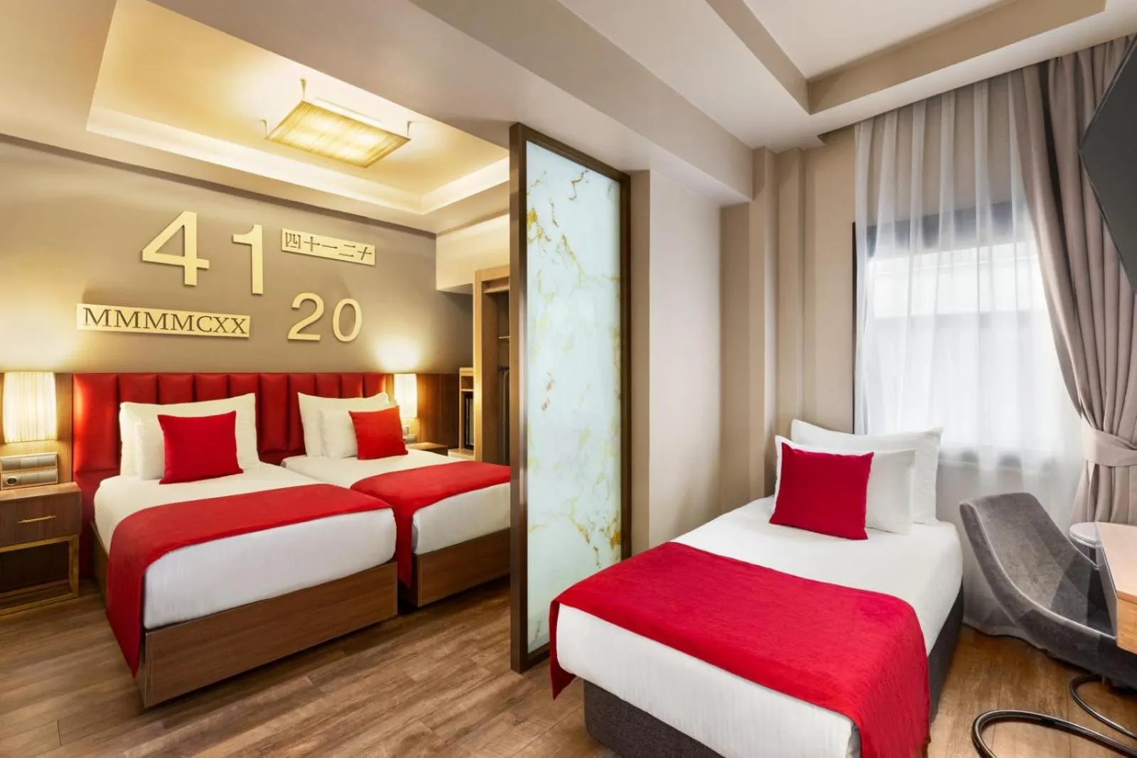 Photo of the whole room, Bed in Ramada By Wyndham Istanbul Pera Taksim