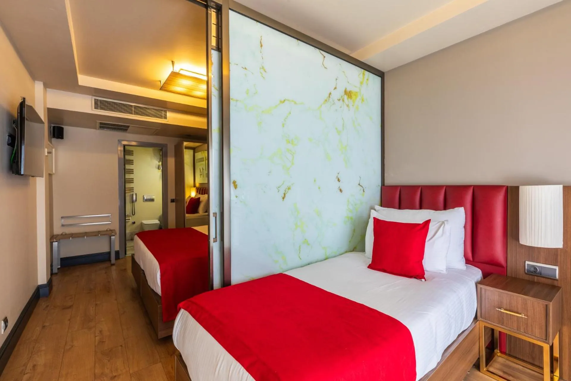 Photo of the whole room, Bed in Ramada By Wyndham Istanbul Pera Taksim