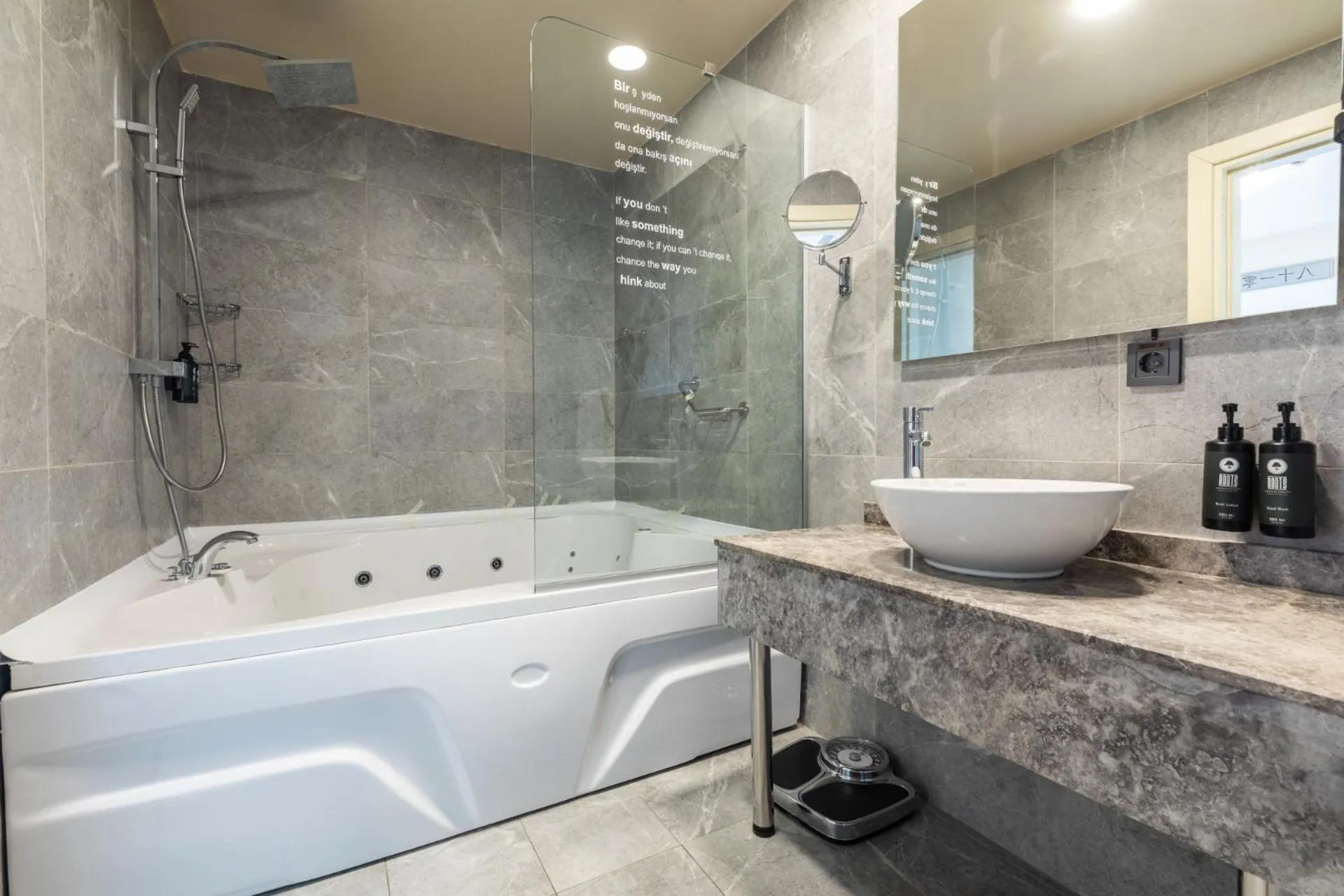 Shower in Ramada By Wyndham Istanbul Pera Taksim