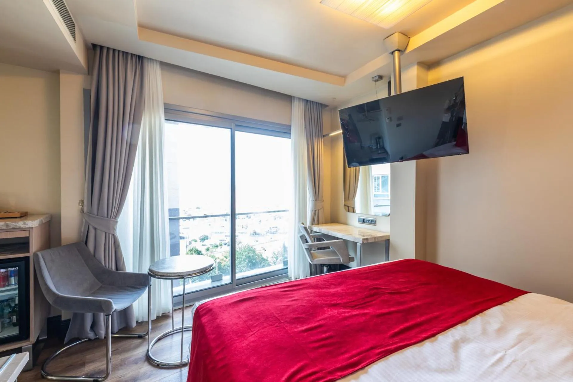 Living room, Bed in Ramada By Wyndham Istanbul Pera Taksim