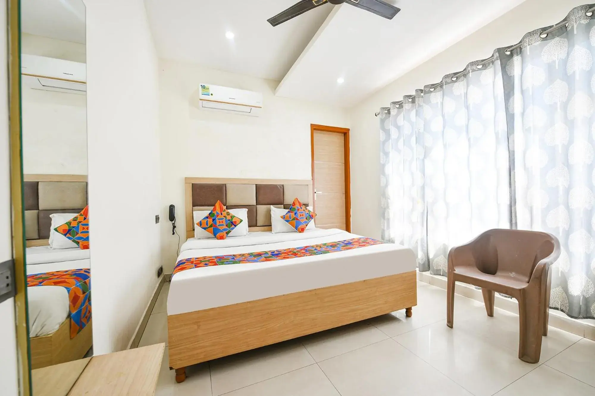 Bed in FabEscape Panchkula Motels Bed in FabEscape Panchkula Motels