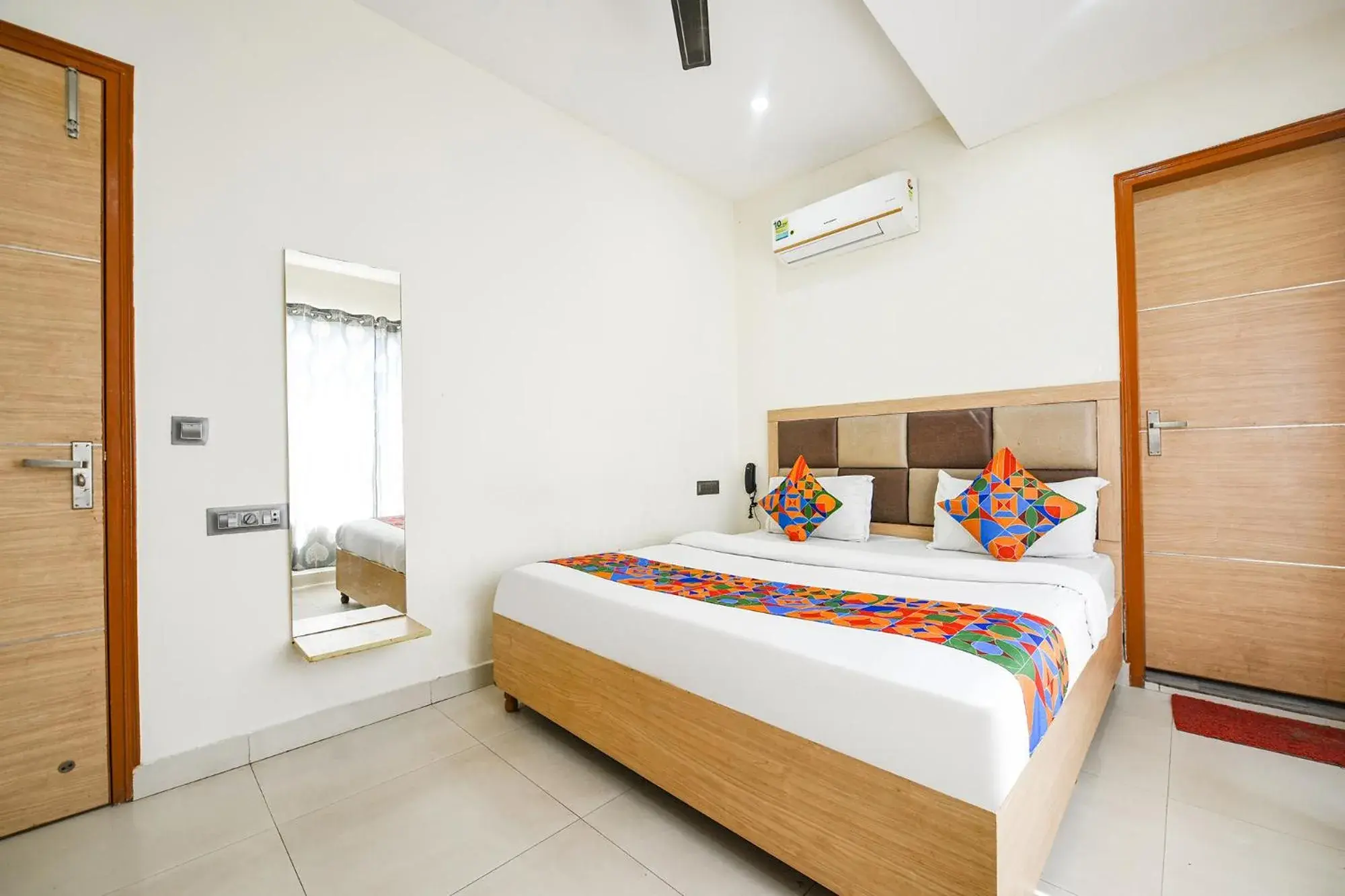 Bed in FabEscape Panchkula Motels Bed in FabEscape Panchkula Motels
