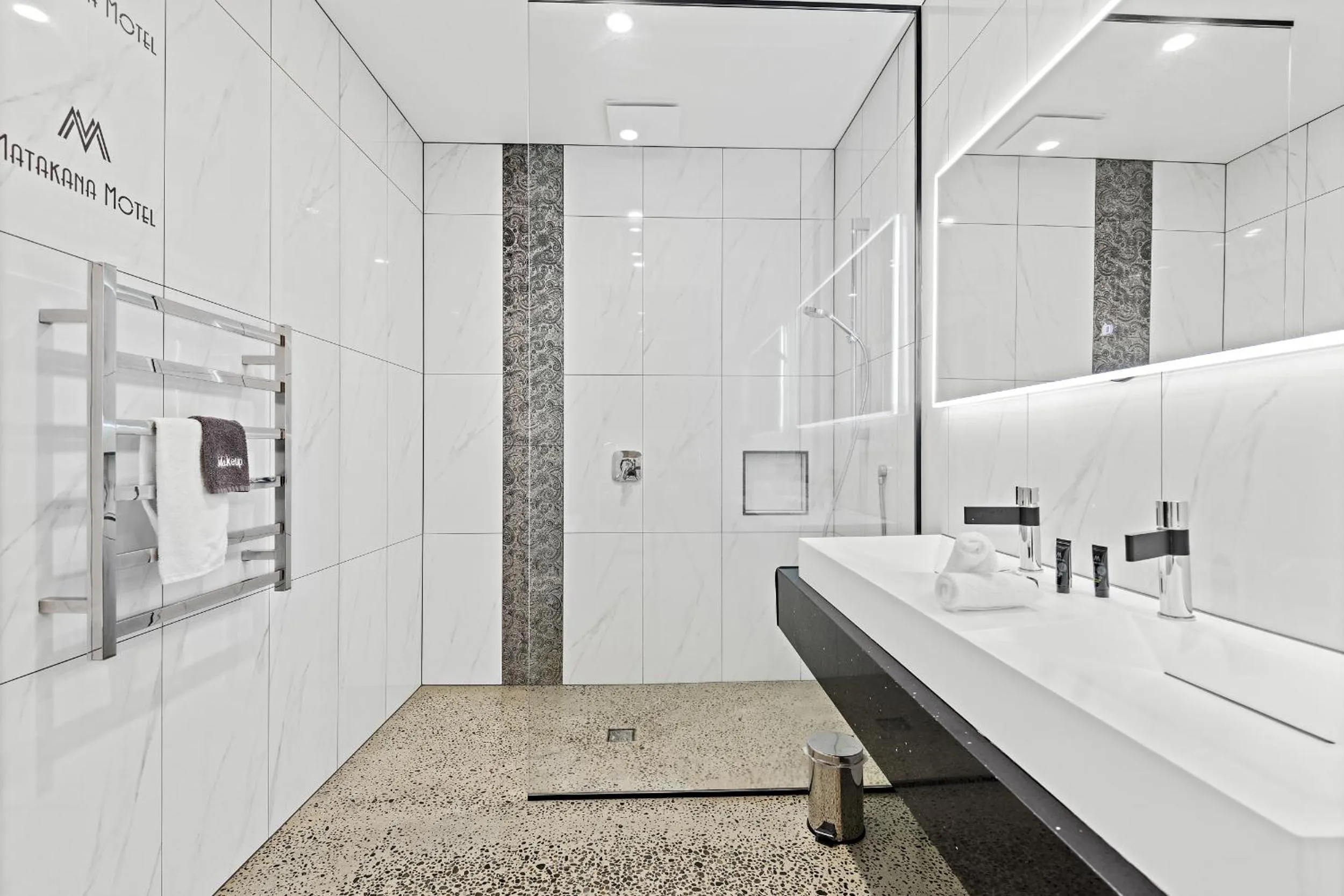 Bathroom in Matakana Motel