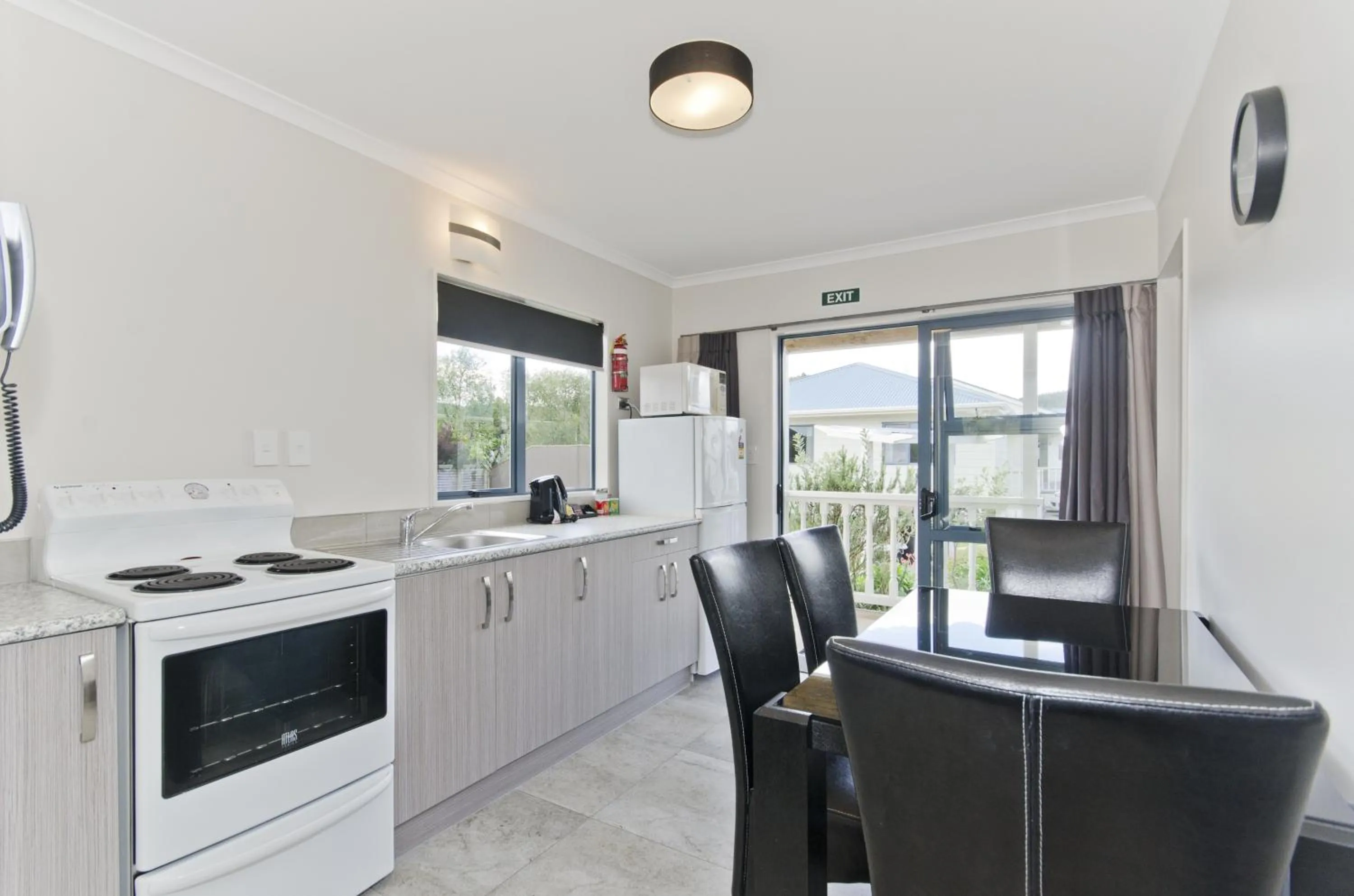 Living room in Matakana Motel