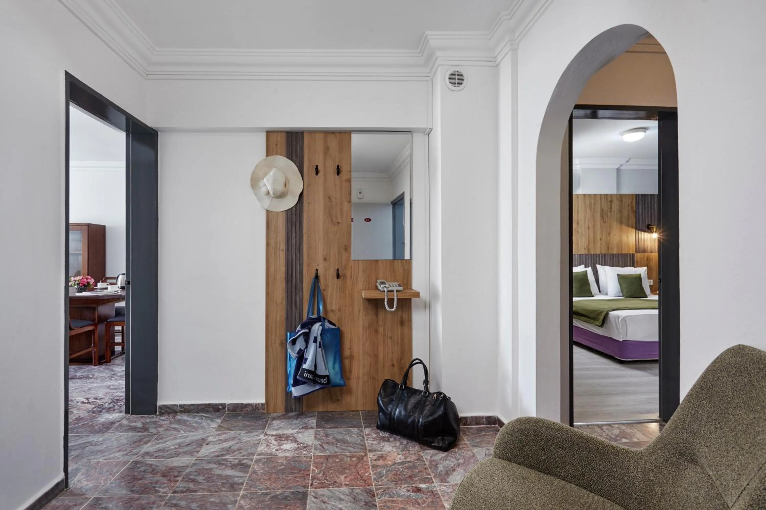 Decorative detail, Bed in Hotel Billurcu