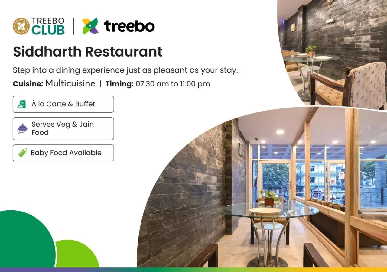Restaurant/places to eat in Treebo Siddharth Restaurant/places to eat in Treebo Siddharth