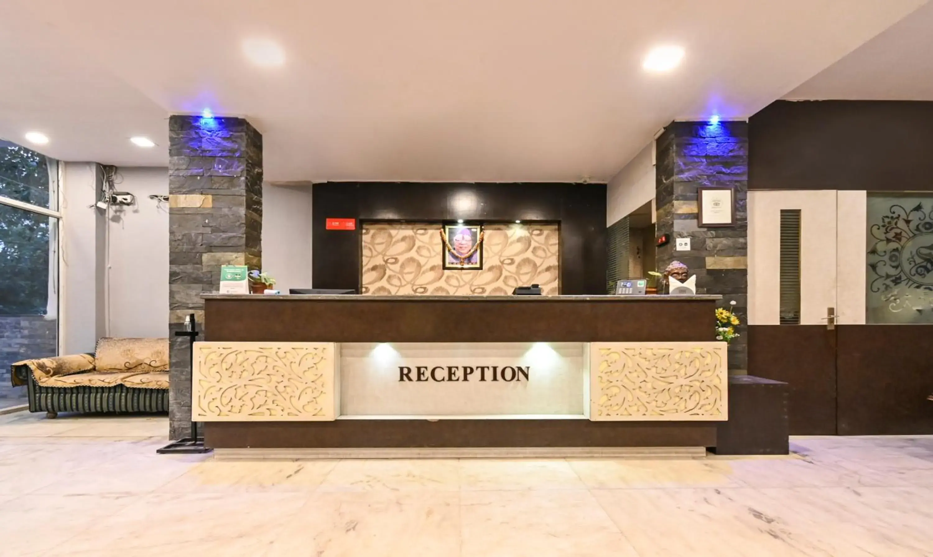 Lobby or reception in Treebo Siddharth Lobby or reception in Treebo Siddharth