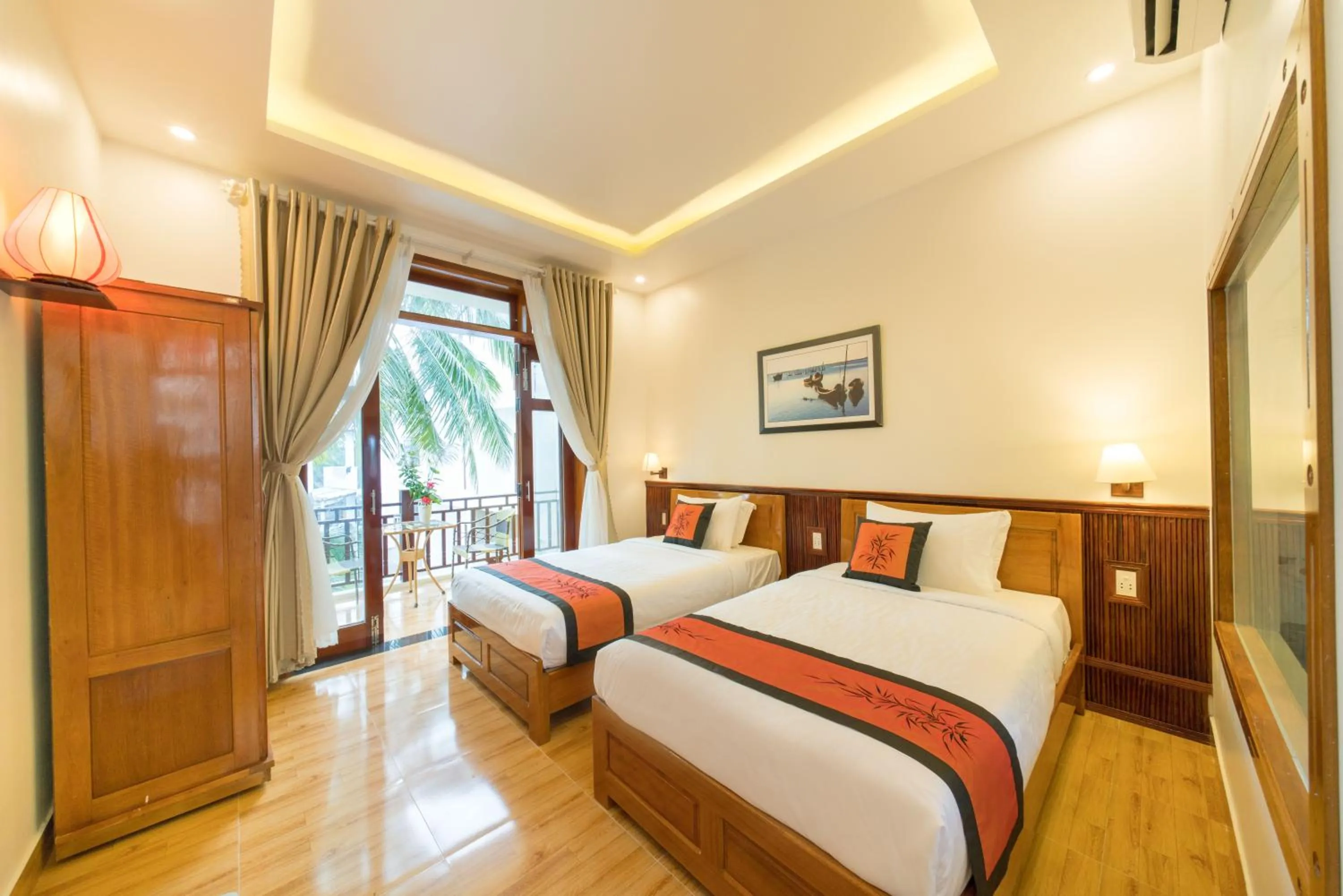 Bed in Lakeview Villa Homestay