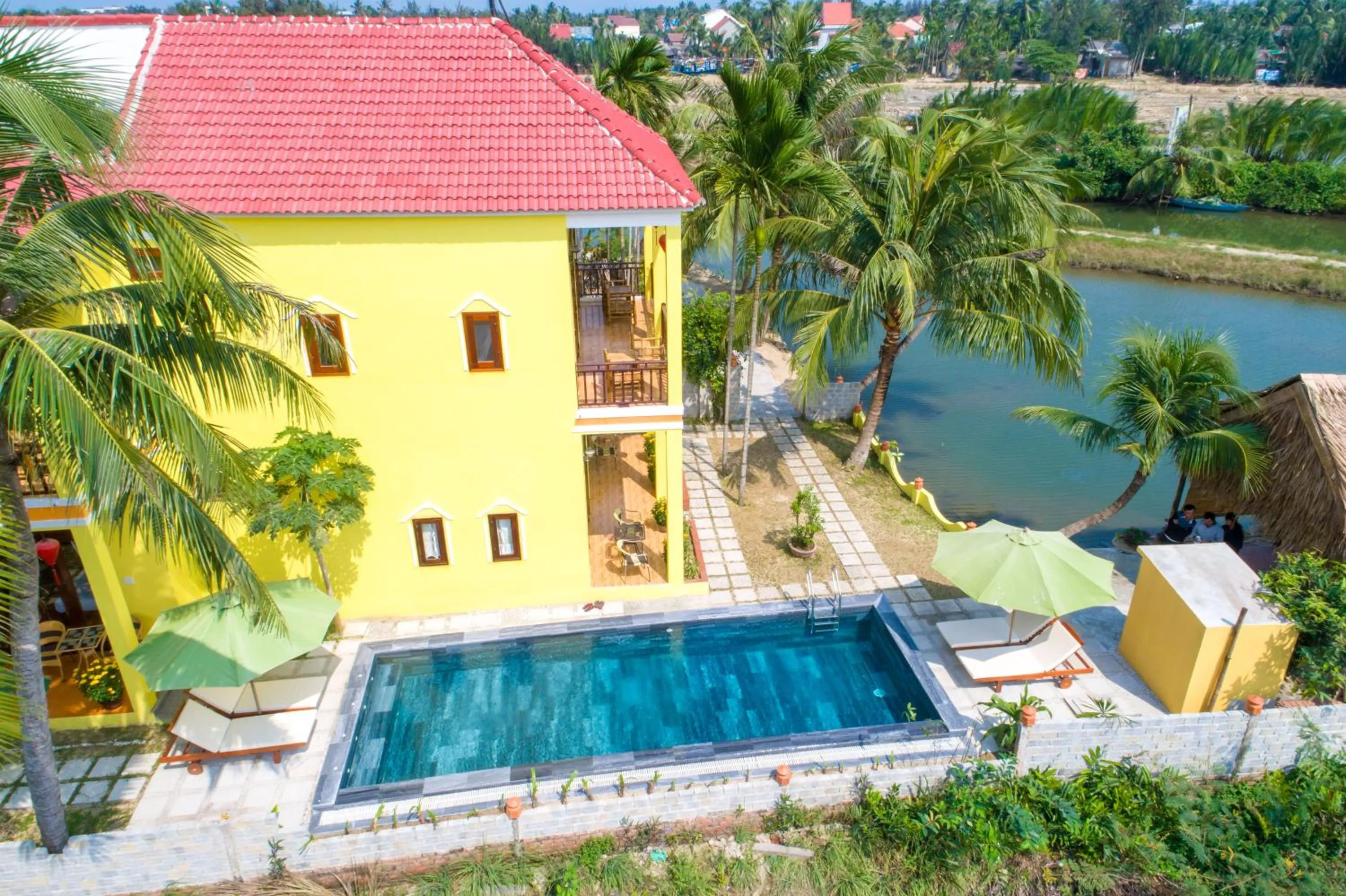Bird's eye view in Lakeview Villa Homestay