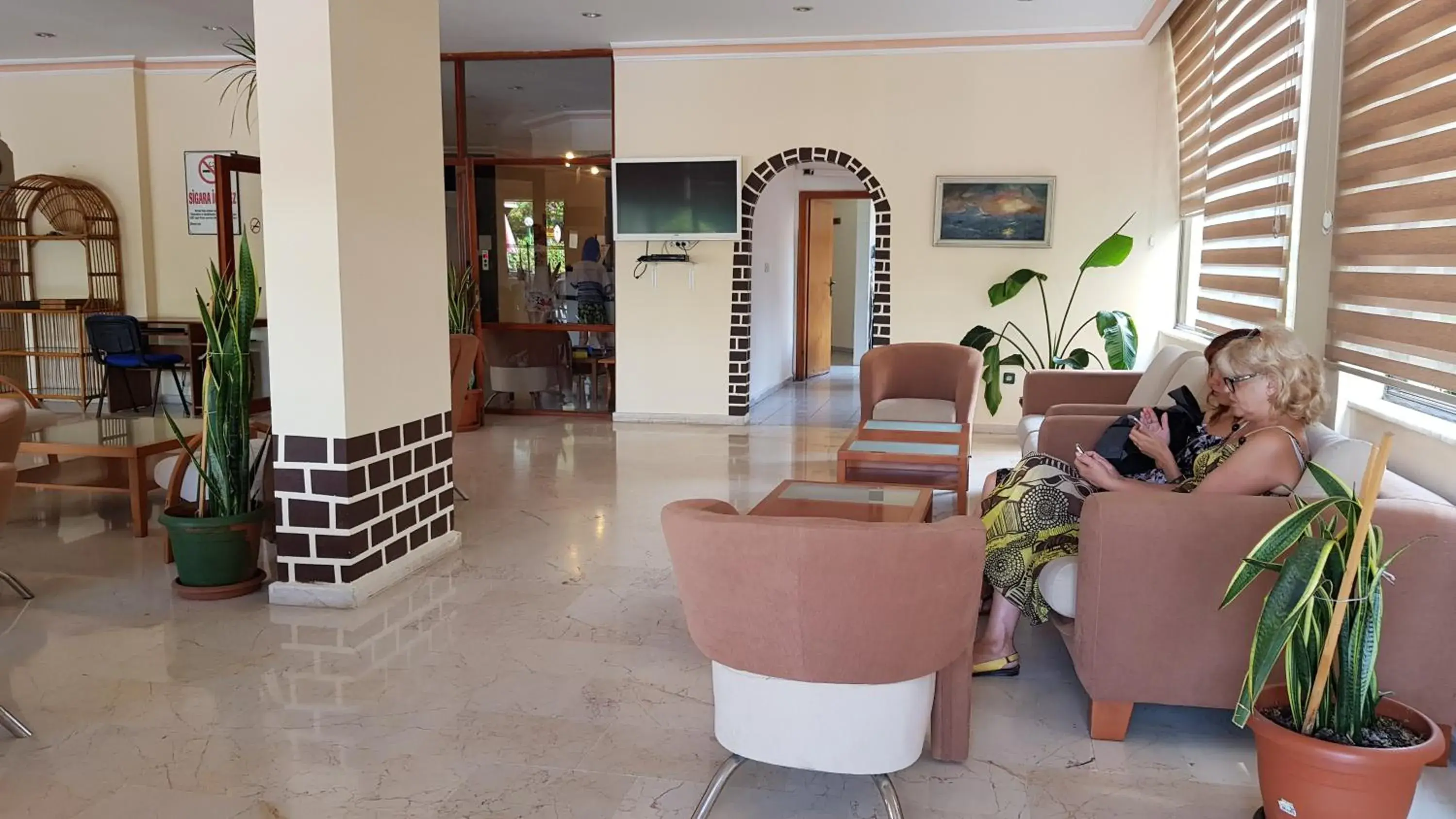 Lobby or reception in Miray Hotel Kleopatra Lobby or reception in Miray Hotel Kleopatra