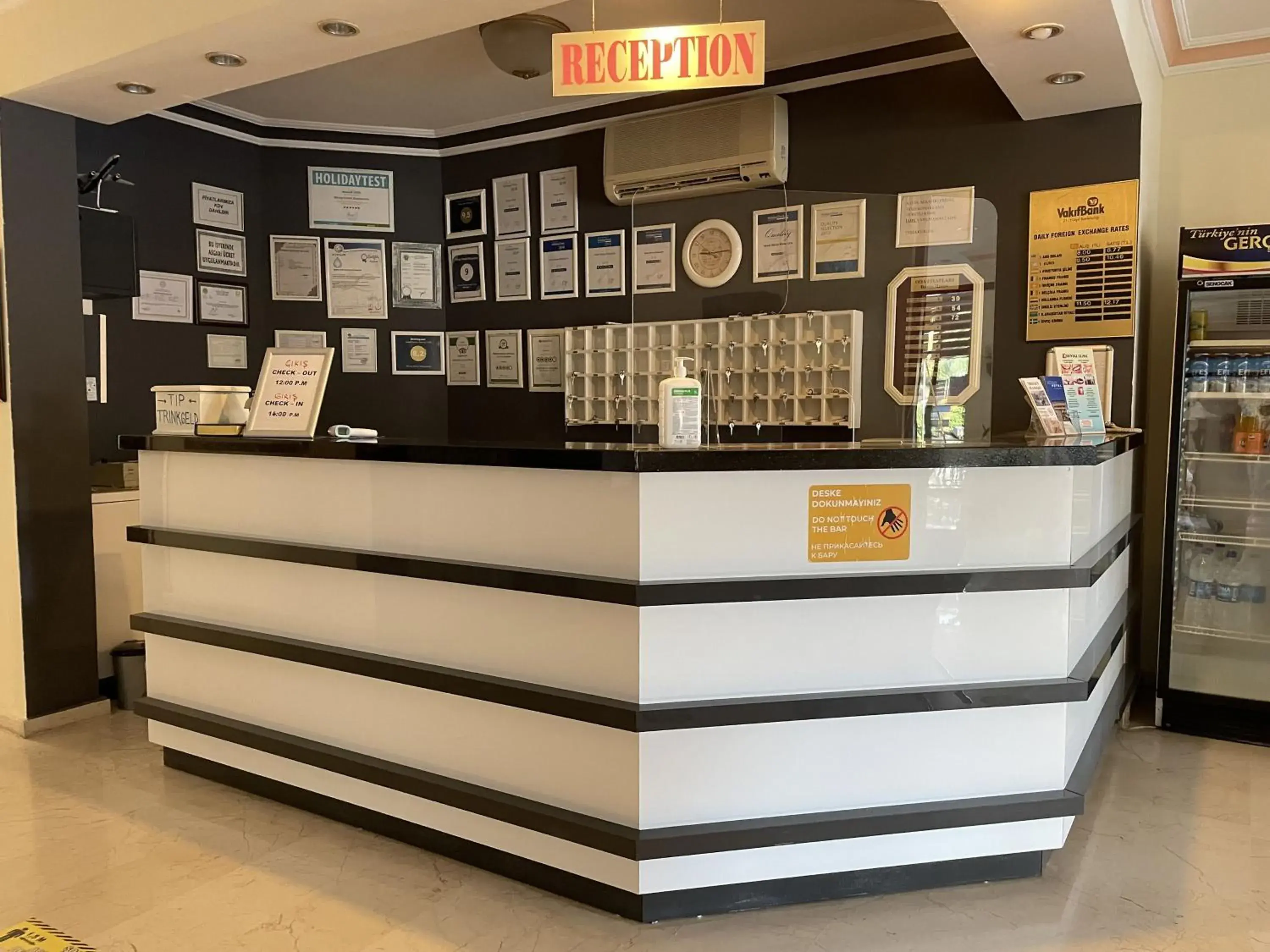 Lobby or reception in Miray Hotel Kleopatra Lobby or reception in Miray Hotel Kleopatra