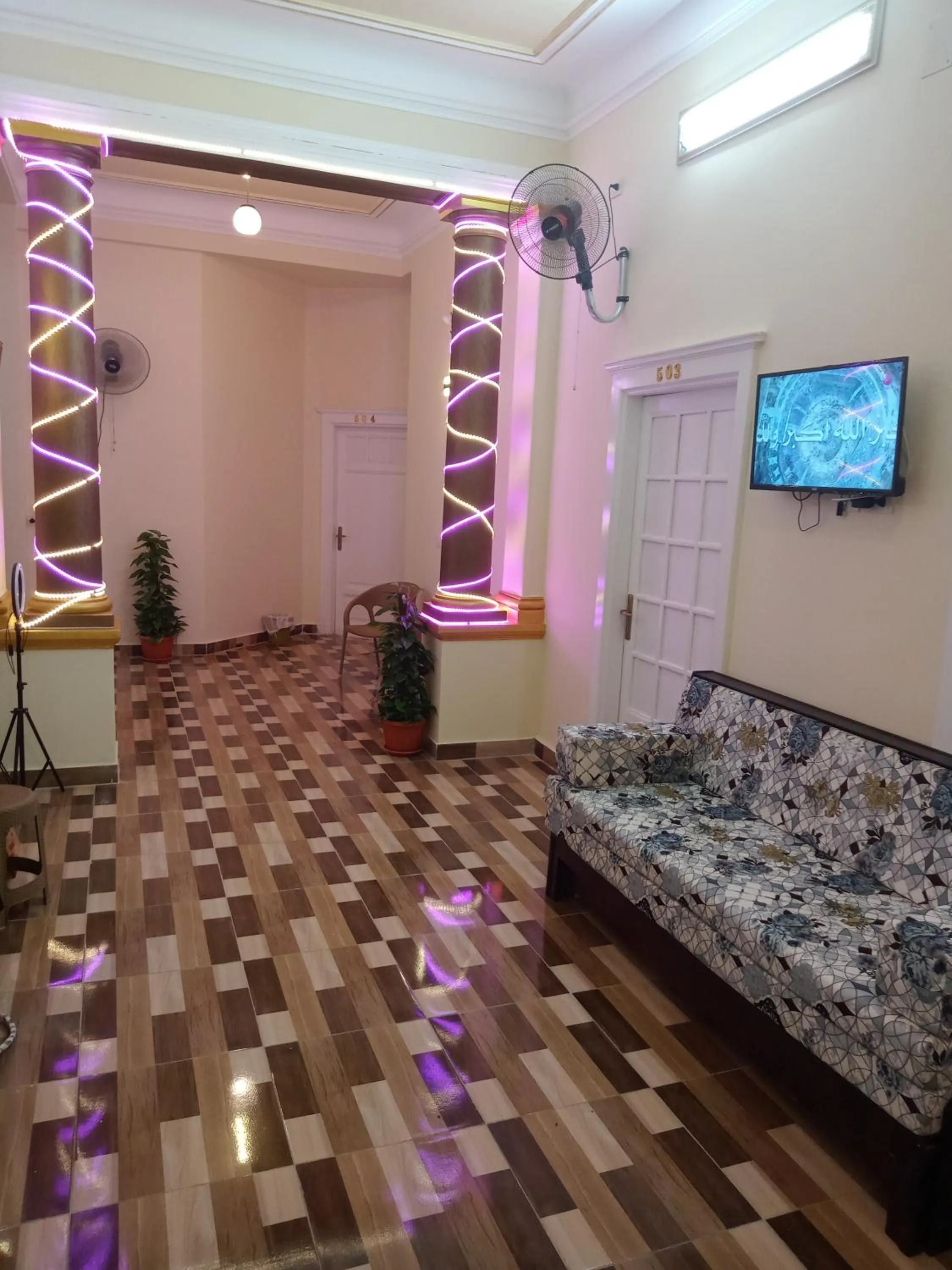 Living room in New One Hotel