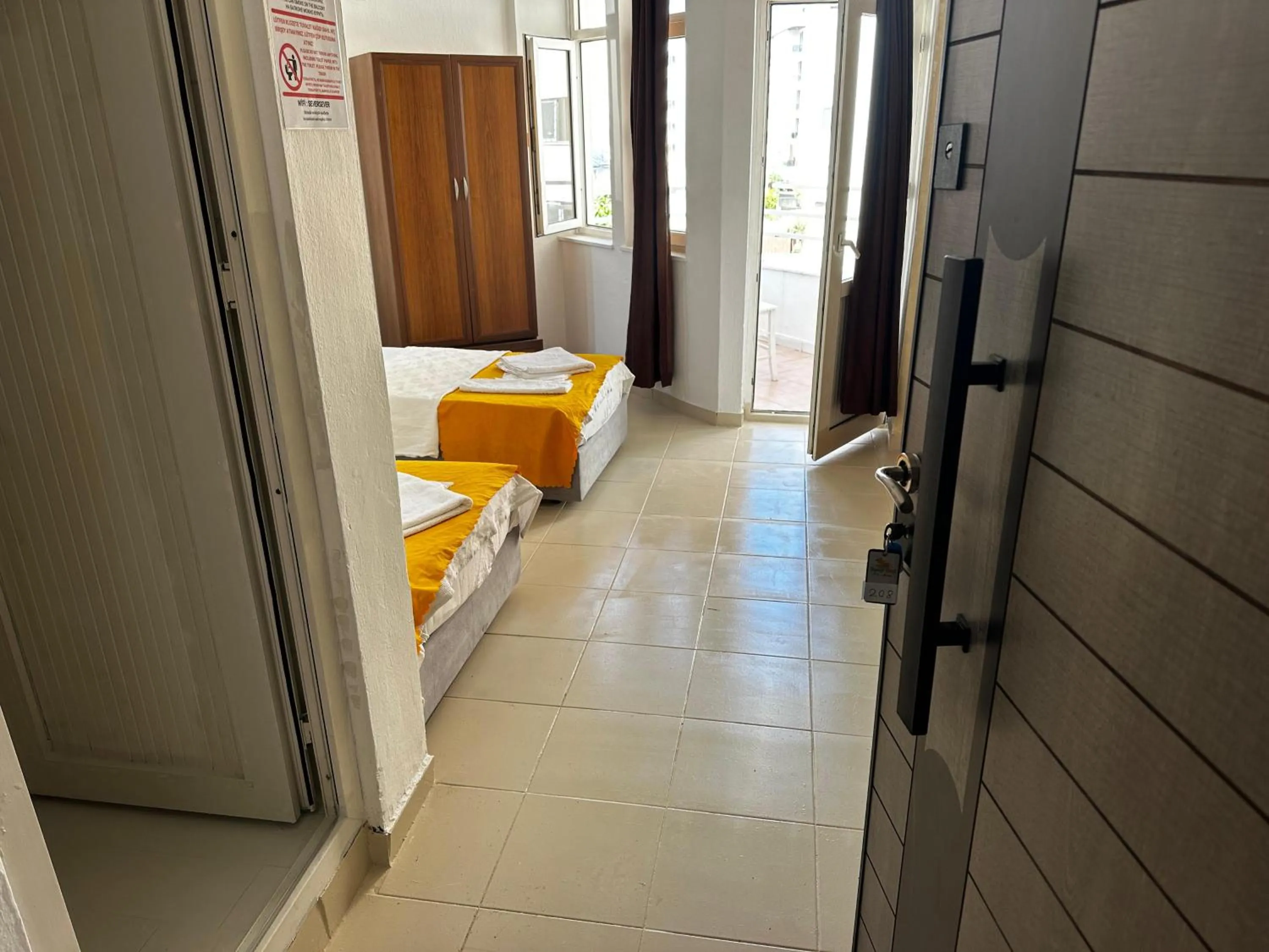 Bed in FİNİKE SEVER OTEL