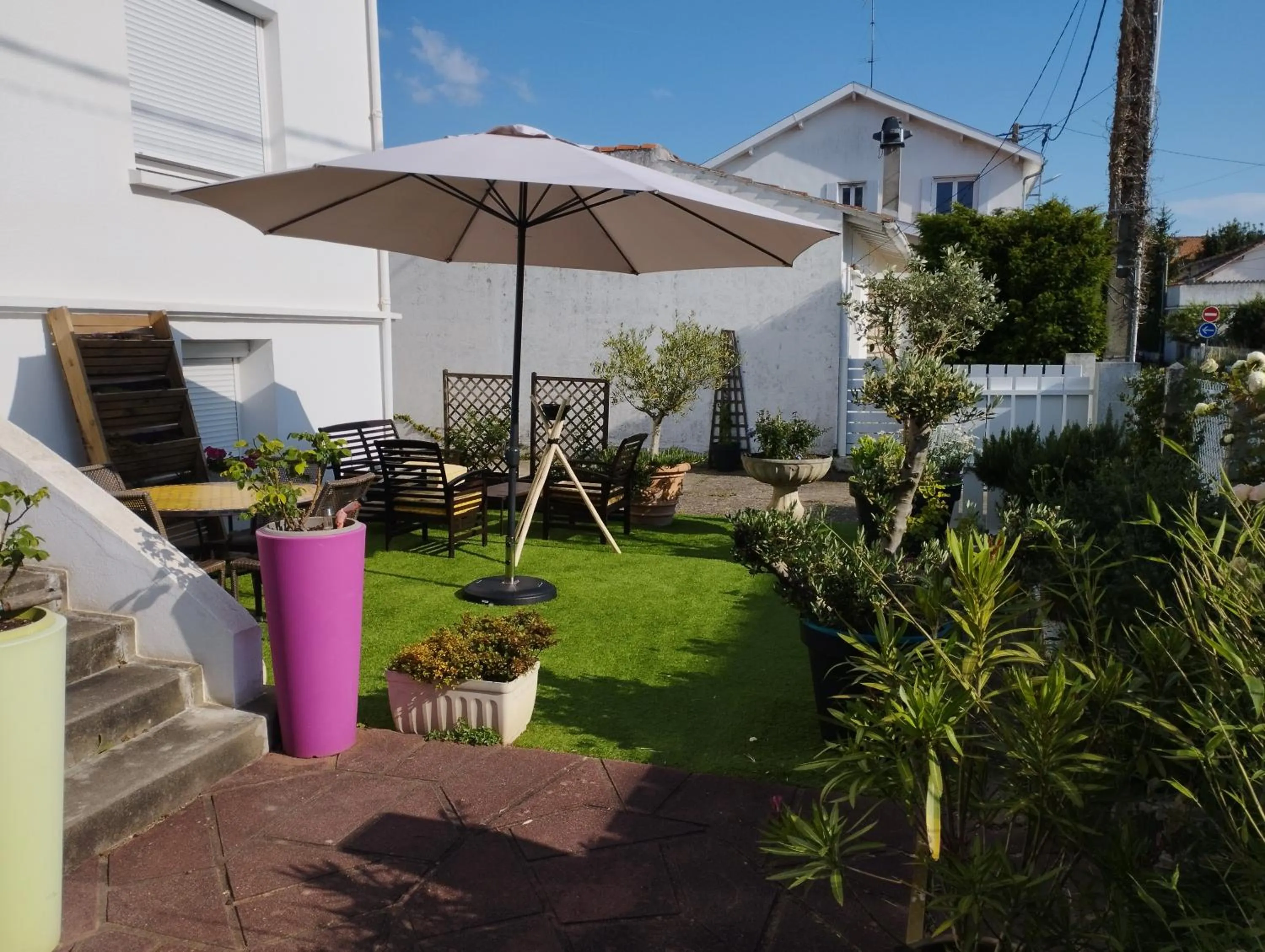 Garden in Villa Saint-Germain