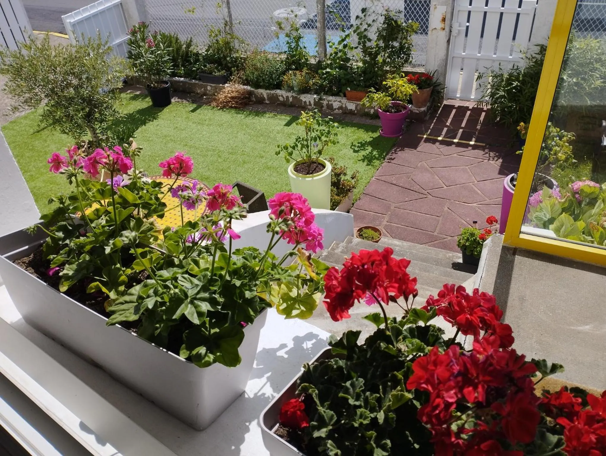 Garden view in Villa Saint-Germain