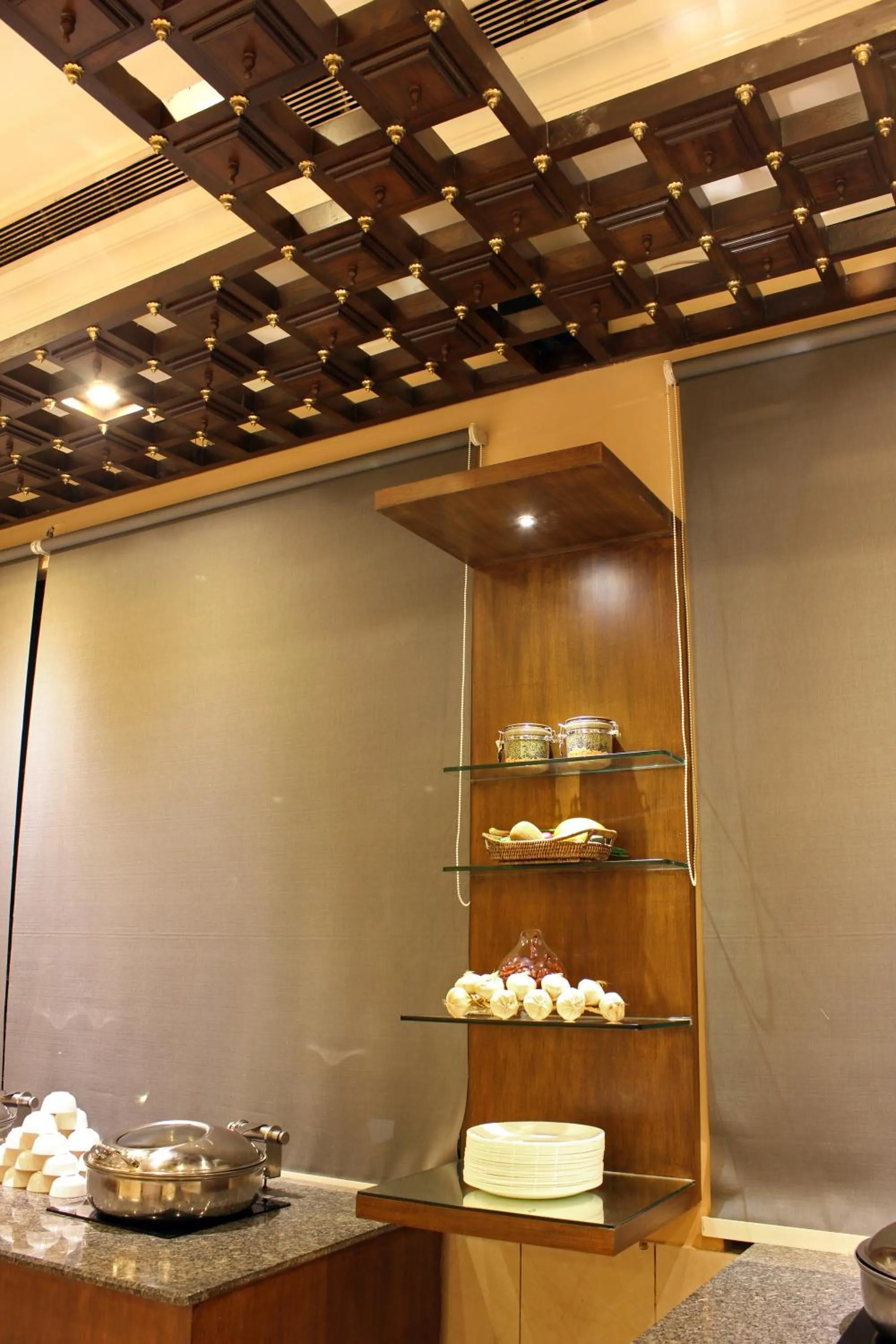 Decorative detail in Taj Mahal Hotel Abids