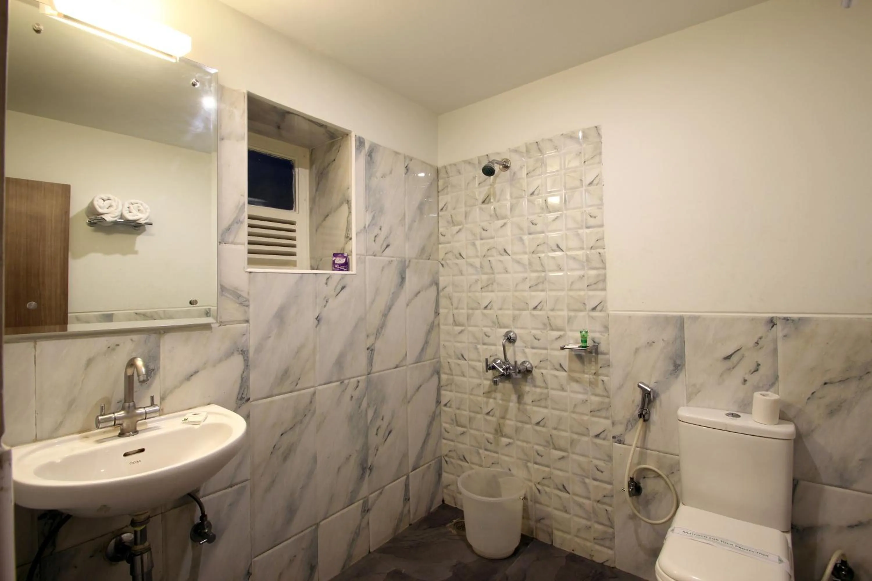 Bathroom in Taj Mahal Hotel Abids